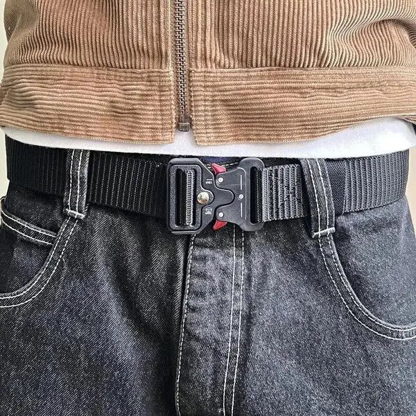 Other y2k black tactical military unique buckle design belt Size ONE SIZE - 5 Thumbnail