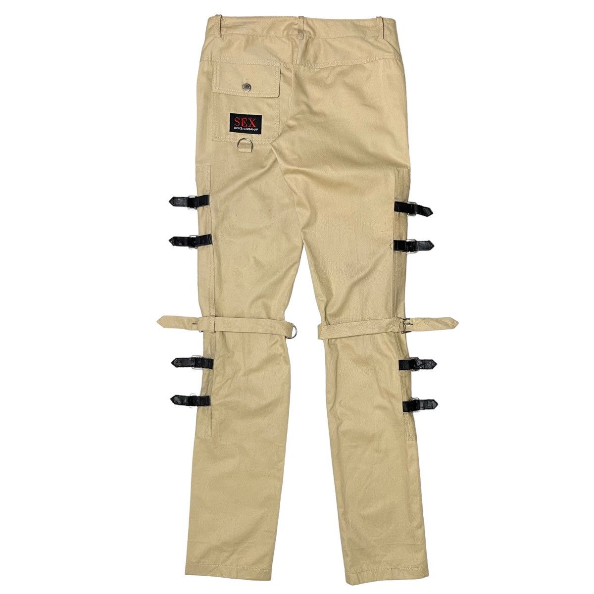 image of Dolce Gabbana 2003 Dolce&gabbana Sex Bondage Pants in Tan, Men's (Size 30)