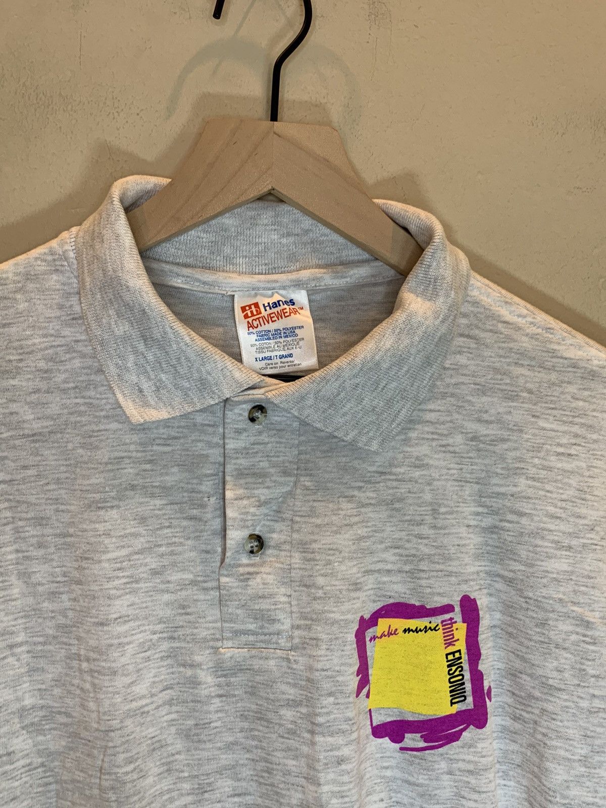 Vintage RARE Vintage 90’s Ensoniq Sampler Synth Keyboard Polo Shirt Size US XL / EU 56 / 4 - 5 Thumbnail