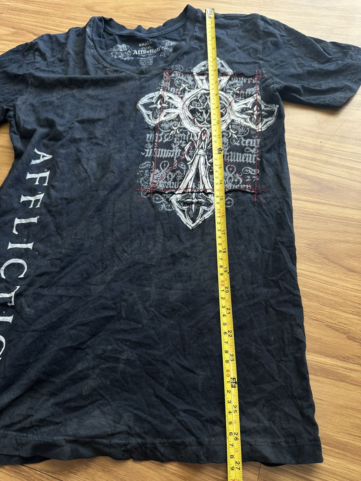 Affliction Crazy Y2K Affliction Wings Cyber Grunge Punk White Tee Size US S / EU 44-46 / 1 - 12 Thumbnail