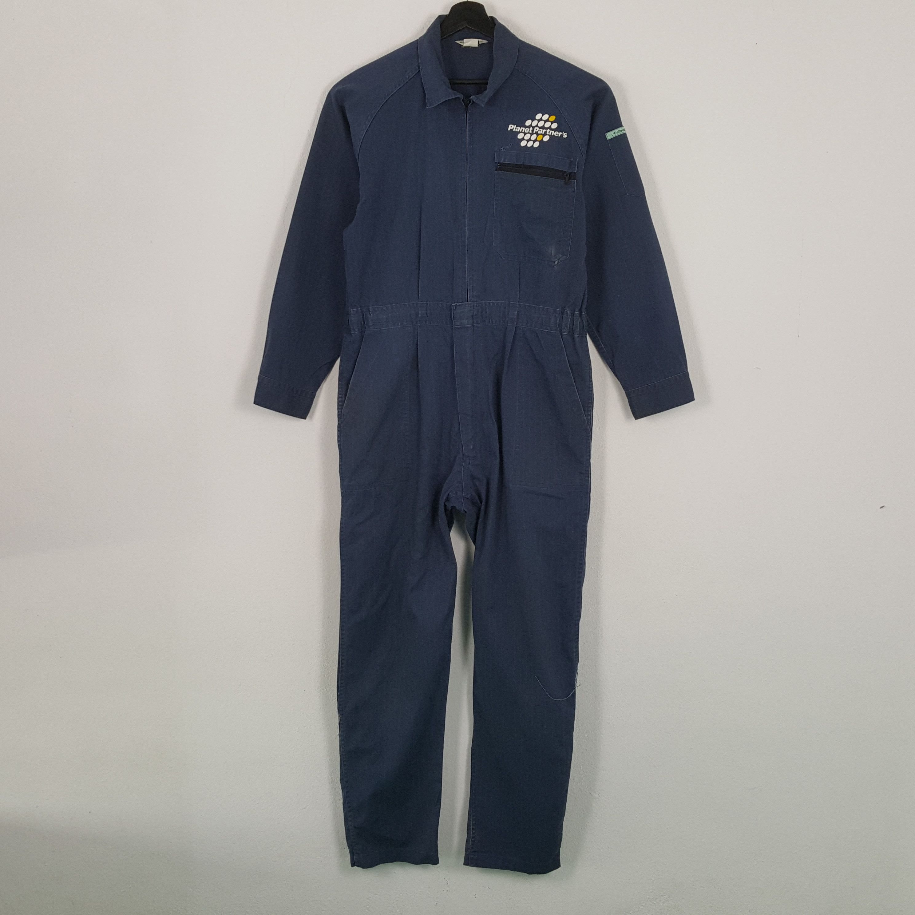 Japanese Brand × Vintage PLANET PARTNER Workwear Style Coverall Jacket Size US L / EU 52-54 / 3 - 4 Thumbnail