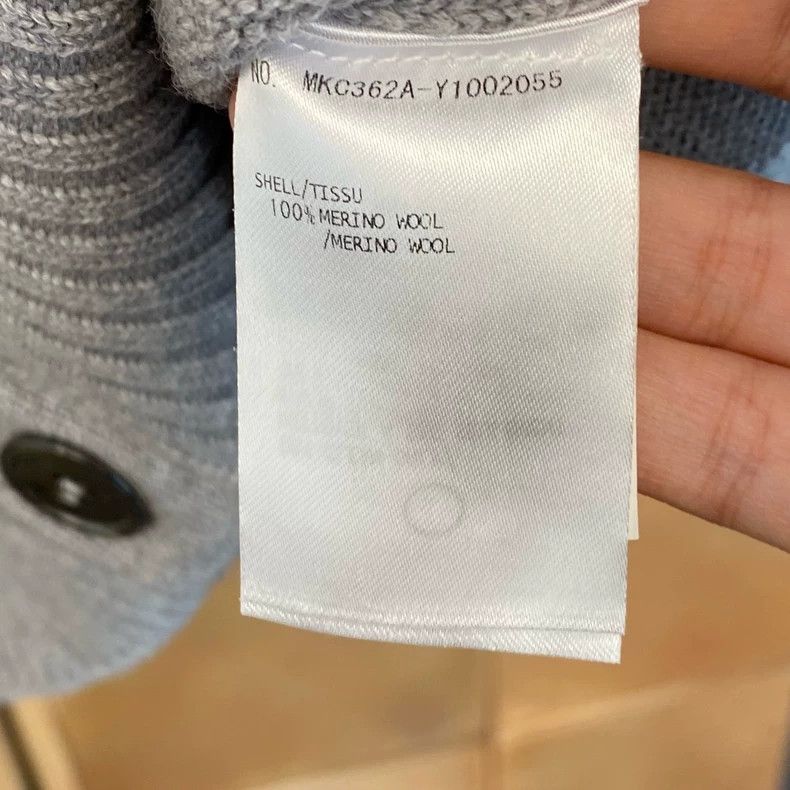 Thom Browne Thom browne Size 00 Gray four-striped wool knitted cardiga Size XXS / US 00 / IT 34 - 3 Thumbnail