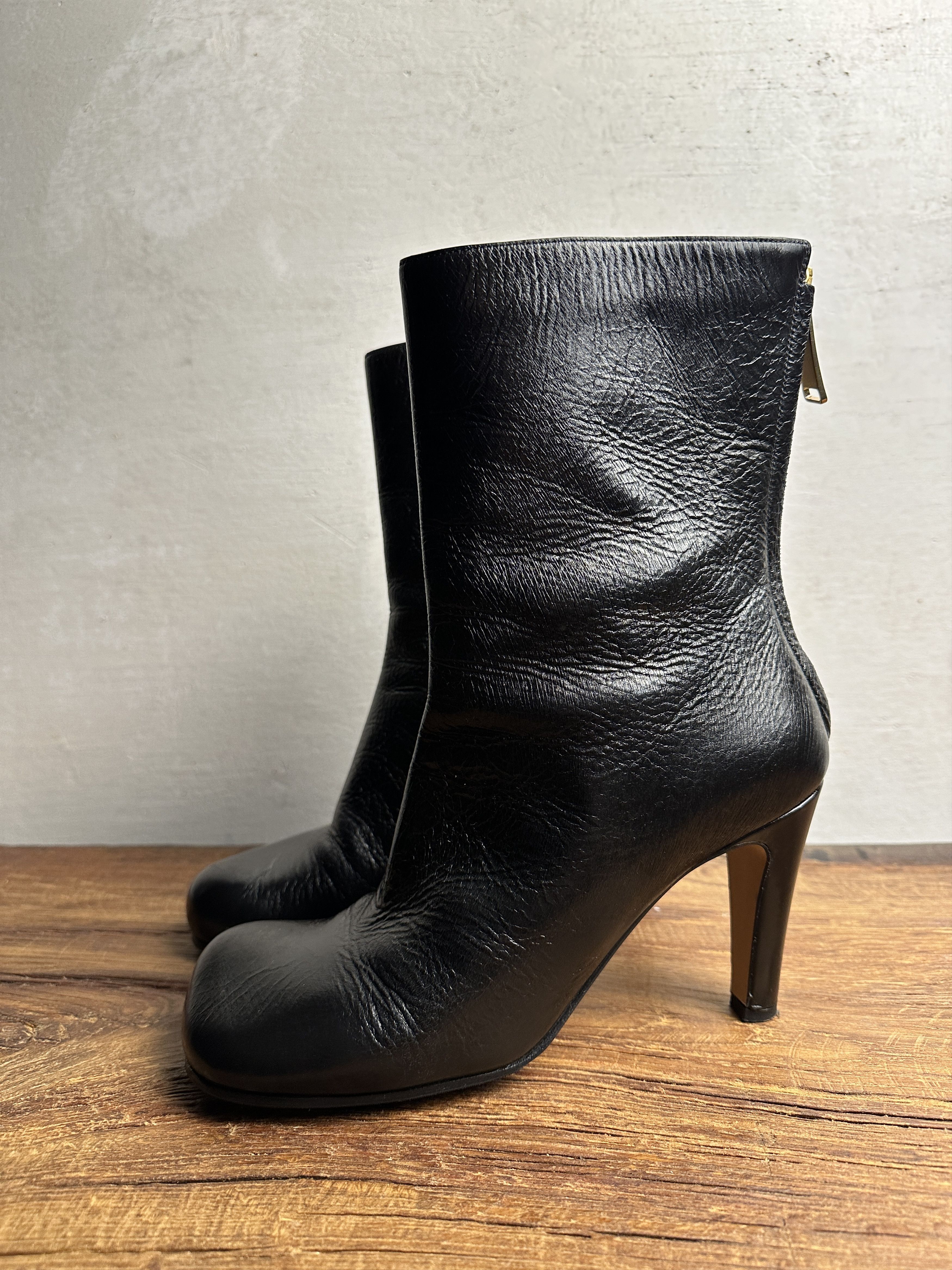 Bottega Veneta Bottega Veneta Squared Toe LAVILLE Nappa Boots Size US 8.5 / IT 38.5 - 2 Thumbnail