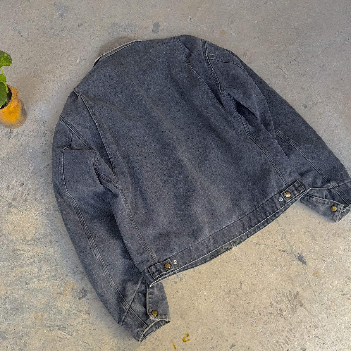 Carhartt SOLD - 2000’s Carhartt Detroit Jacket J97 PTL Faded Size US M / EU 48-50 / 2 - 6 Thumbnail