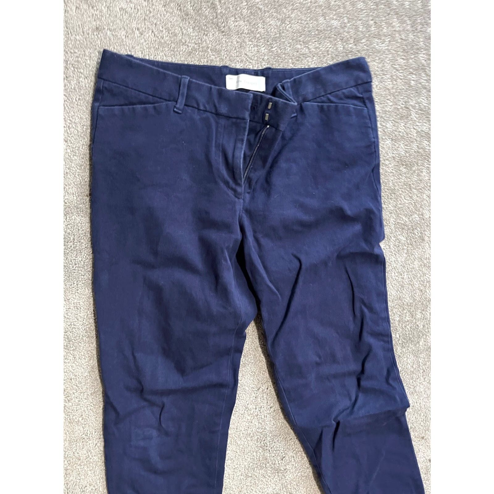 Gap Gap Slim Cropped Stretch Pants Women 32x24 Navy Blue Pockets Size 6R Size 28" / US 6 / IT 42 - 2 Thumbnail