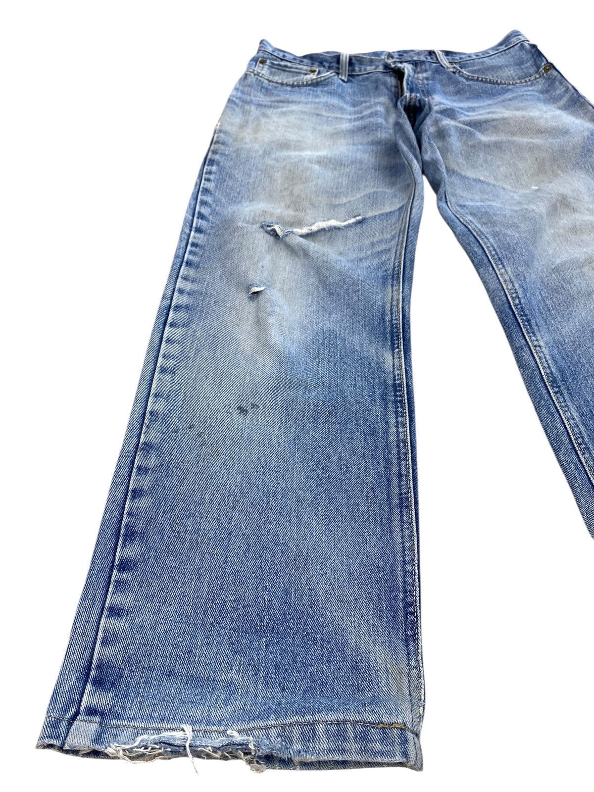 Edwin Edwin Faded Wash Ripped Style Loose Jeans Size US 32 / EU 48 - 7 Thumbnail