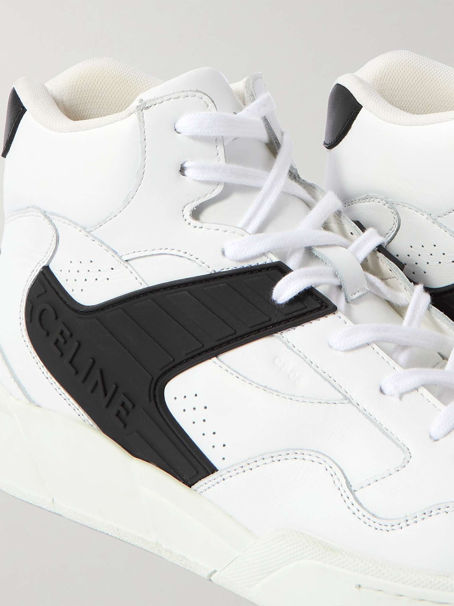 Celine o1bcso1str0625 353133840C Hi-Top Sneakers Optic White/Black Size US 11 / EU 44 - 3 Thumbnail