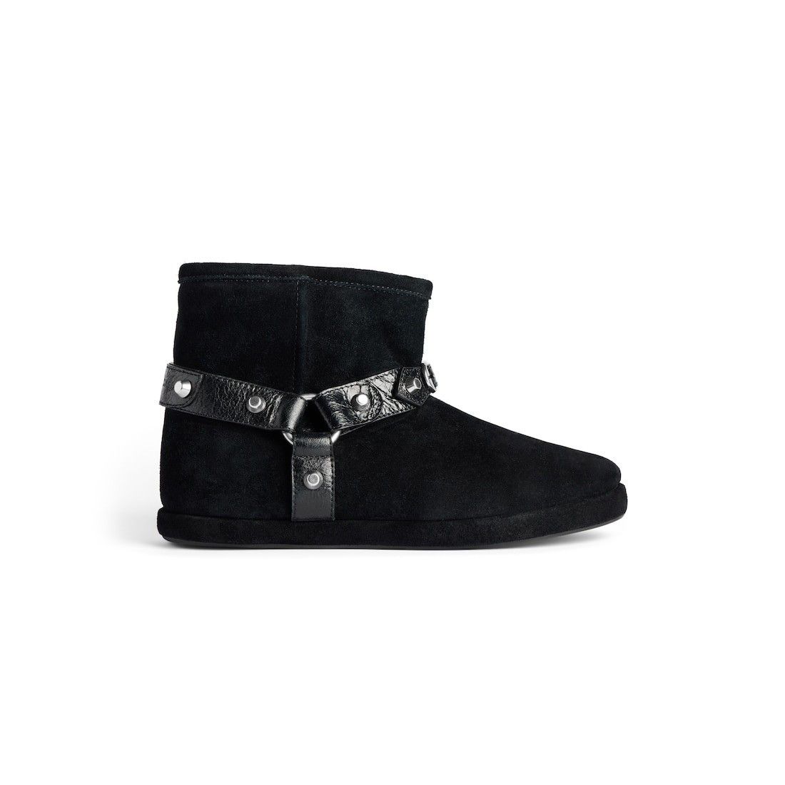 BALENCIAGA Alaska Soft Bootie $995 Black Boots New & Authent