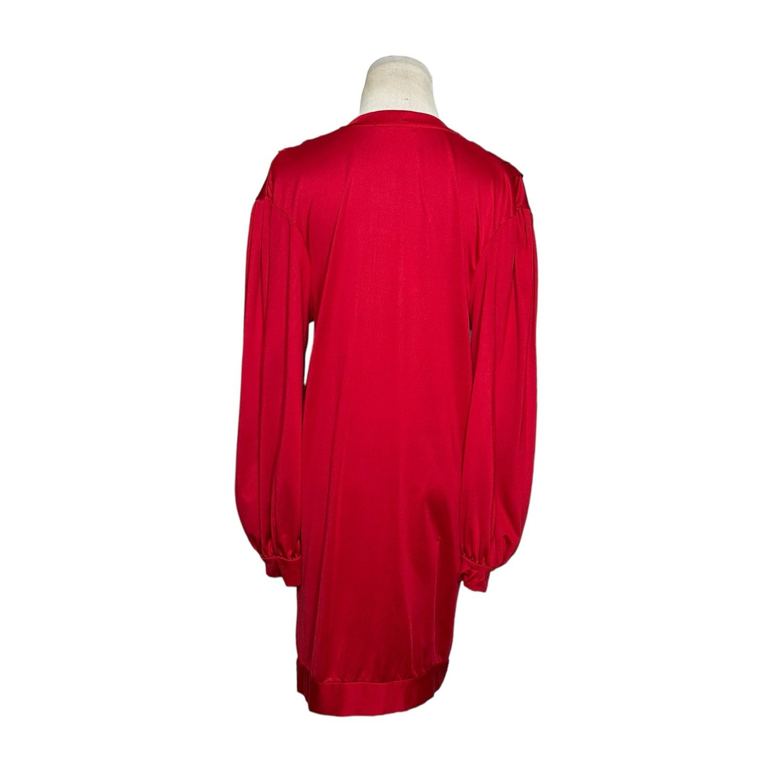 Zara Zara red long sleeves pleated mini dress size small Size S / US 4 / IT 40 - 2 Thumbnail