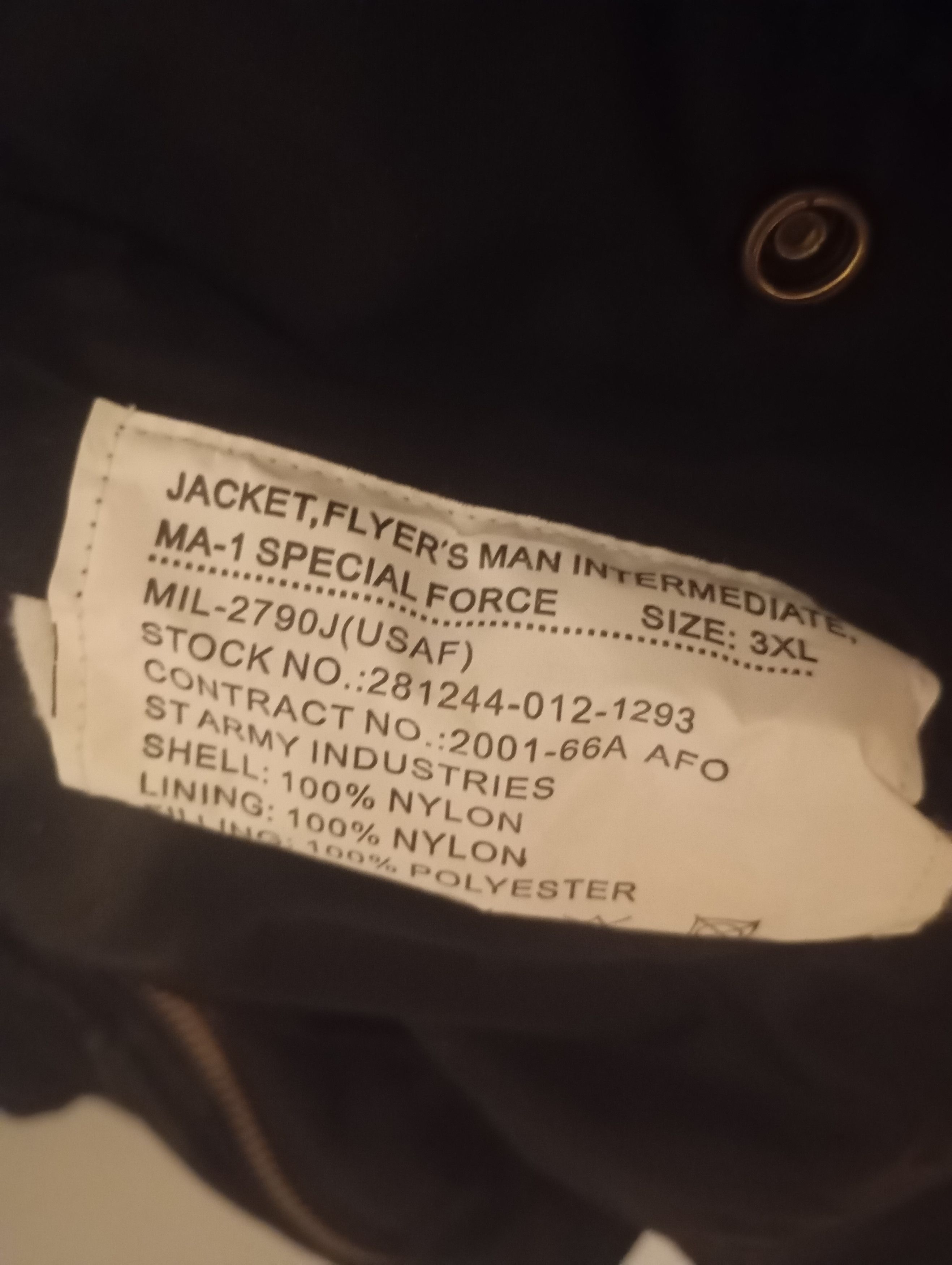 Alpha Industries × Vintage Military USA Flyers MA-1 Bomber Size US XXL / EU 58 / 5 - 6 Thumbnail