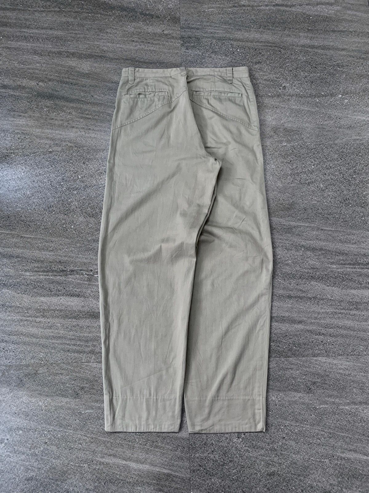 Issey Miyake FREE TAX! 90s Diagonal Stitched Trousers Size US 30 / EU 46 - 6 Thumbnail