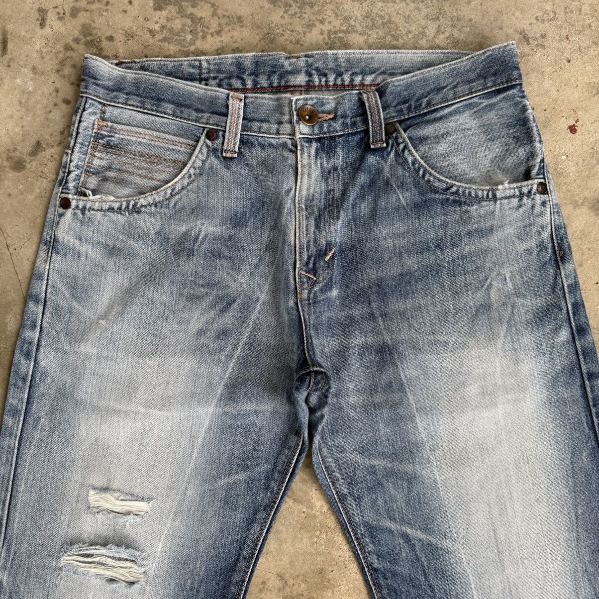 Edwin W36x30 Vintage Edwin Faded Storm Mud Wash Denim Jean Size US 36 / EU 52 - 4 Thumbnail
