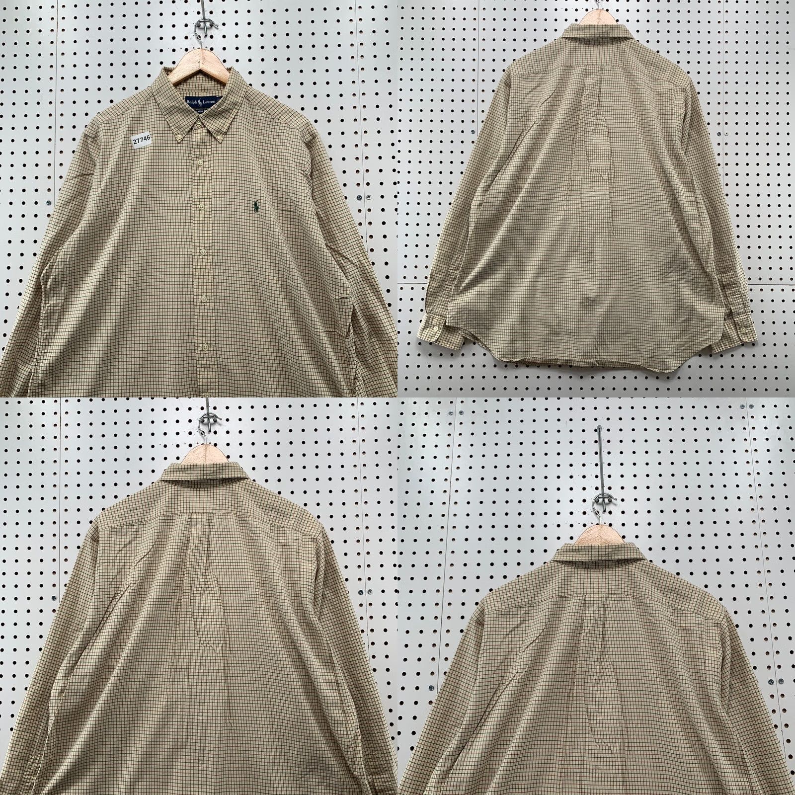 Ralph Lauren Ralph Lauren Shirt Brown Red Check Green Pony Mens L Classic Button Down Size US XL / EU 56 / 4 - 9 Thumbnail