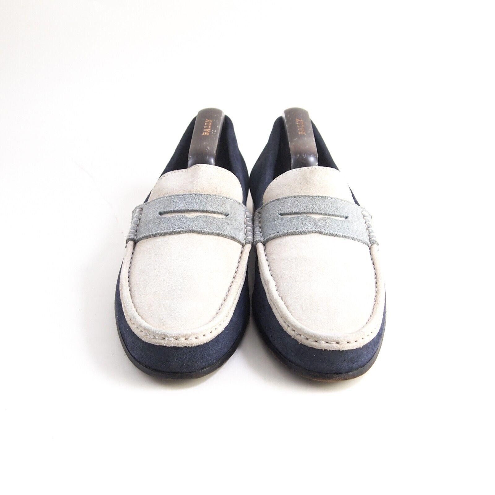 Dsquared2 Dsquared2 Penny Loafers White Blue Suede Mens EU 40 US 7 Size US 7 / EU 40 - 4 Thumbnail