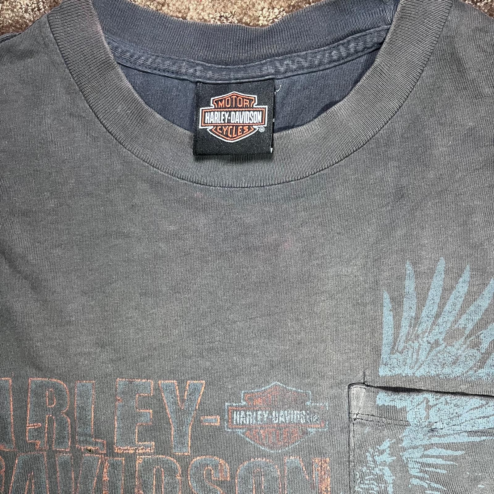 Harley Davidson 🦅 Harley-Davidson “Wichita Kansas Eagle Fade” – Size XL Size XL / US 12-14 / IT 48-50 - 3 Thumbnail