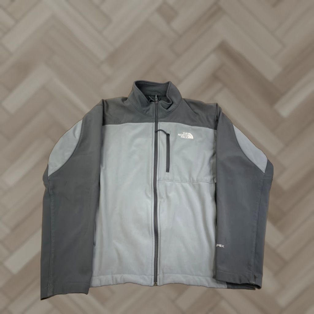 The North Face The North Face Apex Bionic Jacket Men L Gray Full Zip Fleece Lined Softshell Windbreaker Size US L / EU 52-54 / 3 - 1 Thumbnail