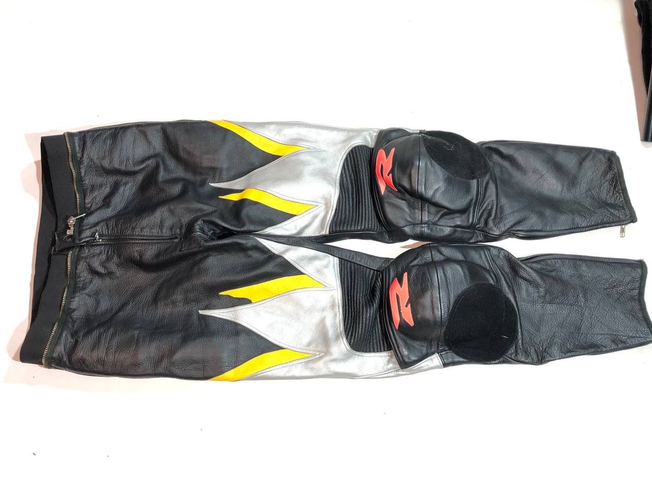 Leather Suzuki Moto Leather Pants Racing Size US 34 / EU 50 - 5 Thumbnail
