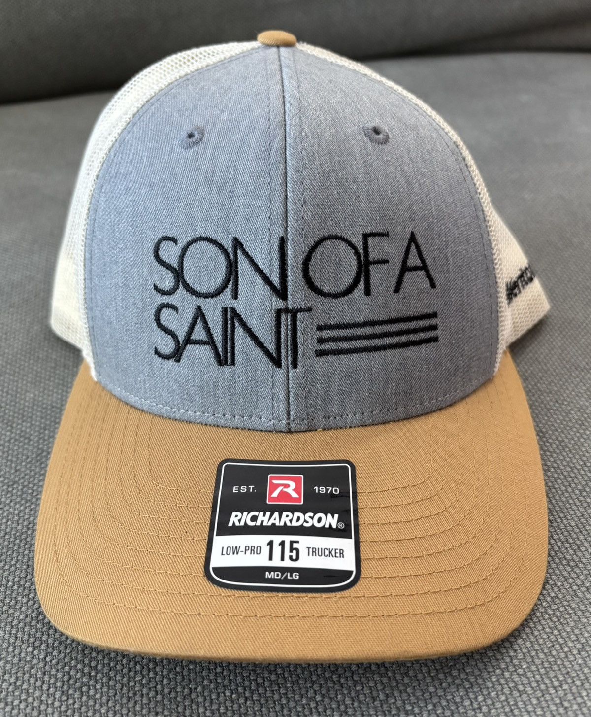 Other SON OF A SAINT Embroidered Low-Pro Trucker Hat - Sz: MD/LG Size ONE SIZE - 1 Thumbnail