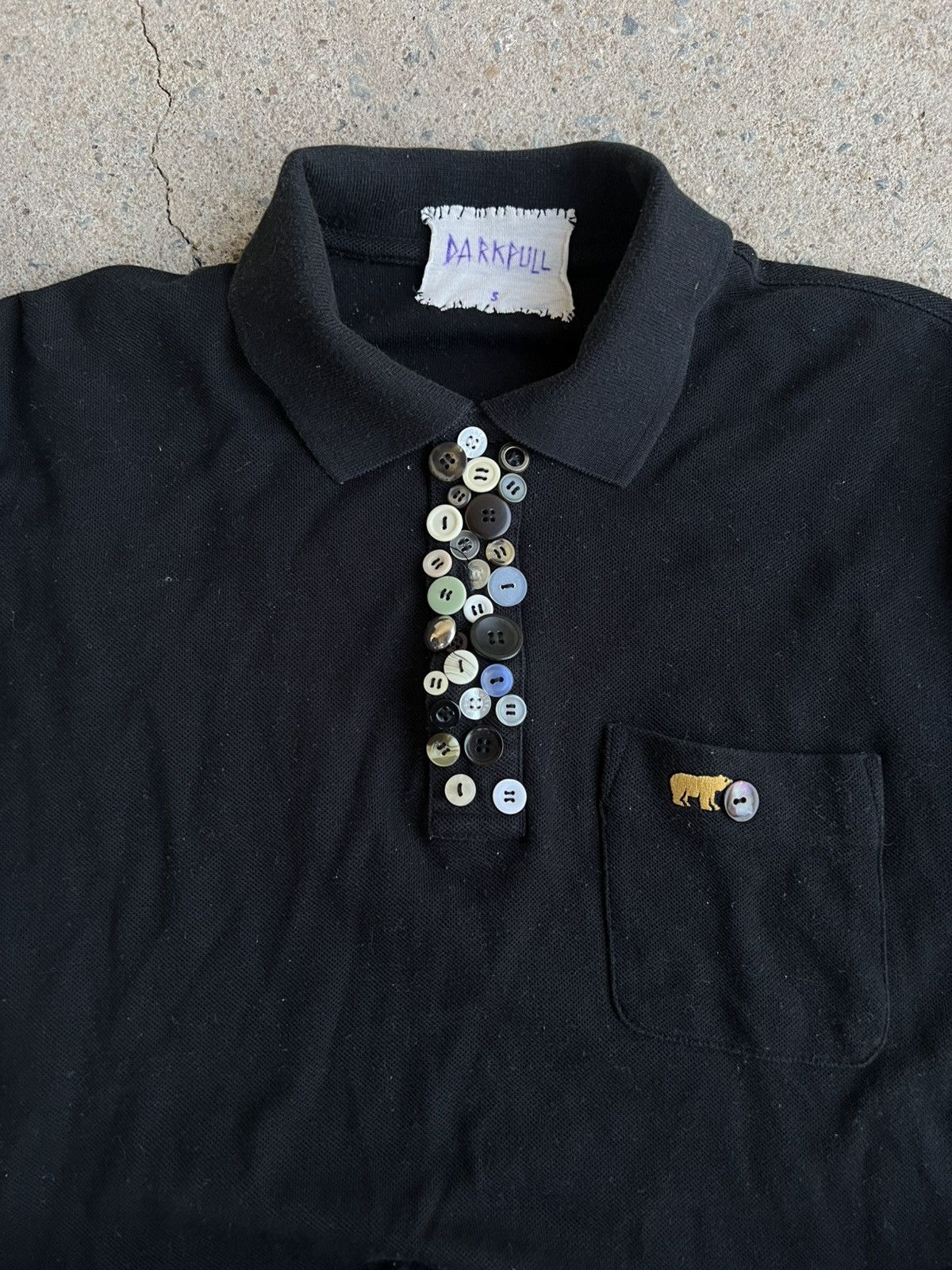 Vintage DARKPULL Many Buttons Polo tee Size US M / EU 48-50 / 2 - 2 Thumbnail