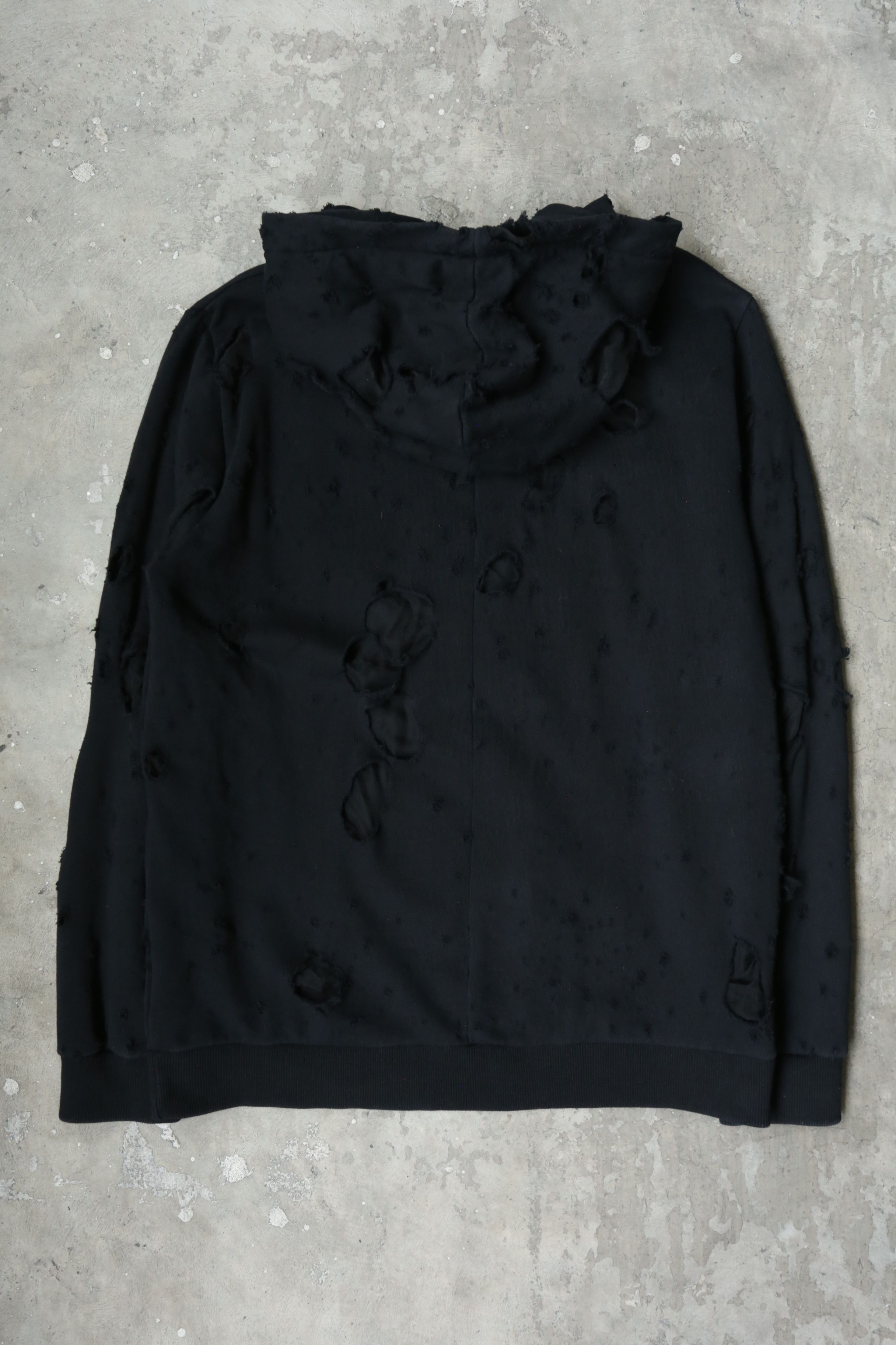 Givenchy Givenchy - Riccardo Tisci - F/W 15 - Destroyed Hoodie Size US L / EU 52-54 / 3 - 6 Thumbnail