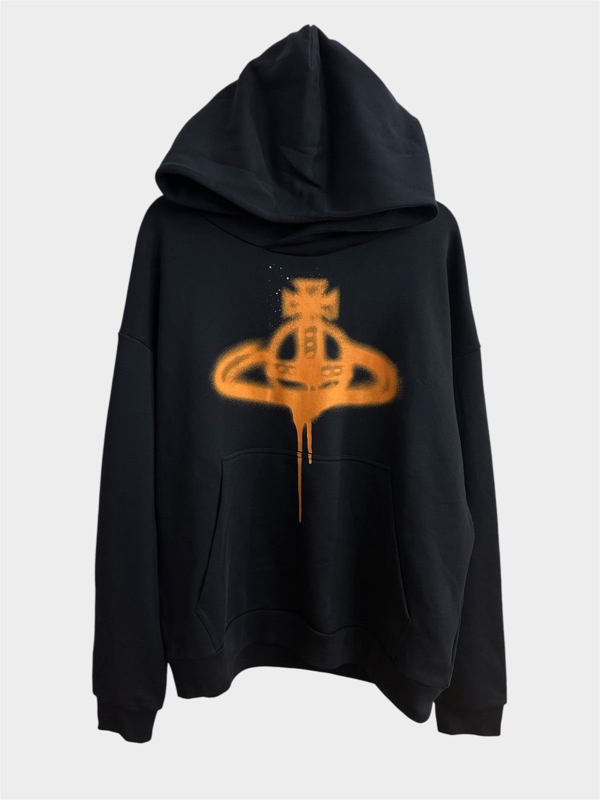 Vivienne Westwood Vivienne Westwood Hoodie Dark Navy Spray Orb Logo XXXL Size US XXL / EU 58 / 5 - 1 Thumbnail