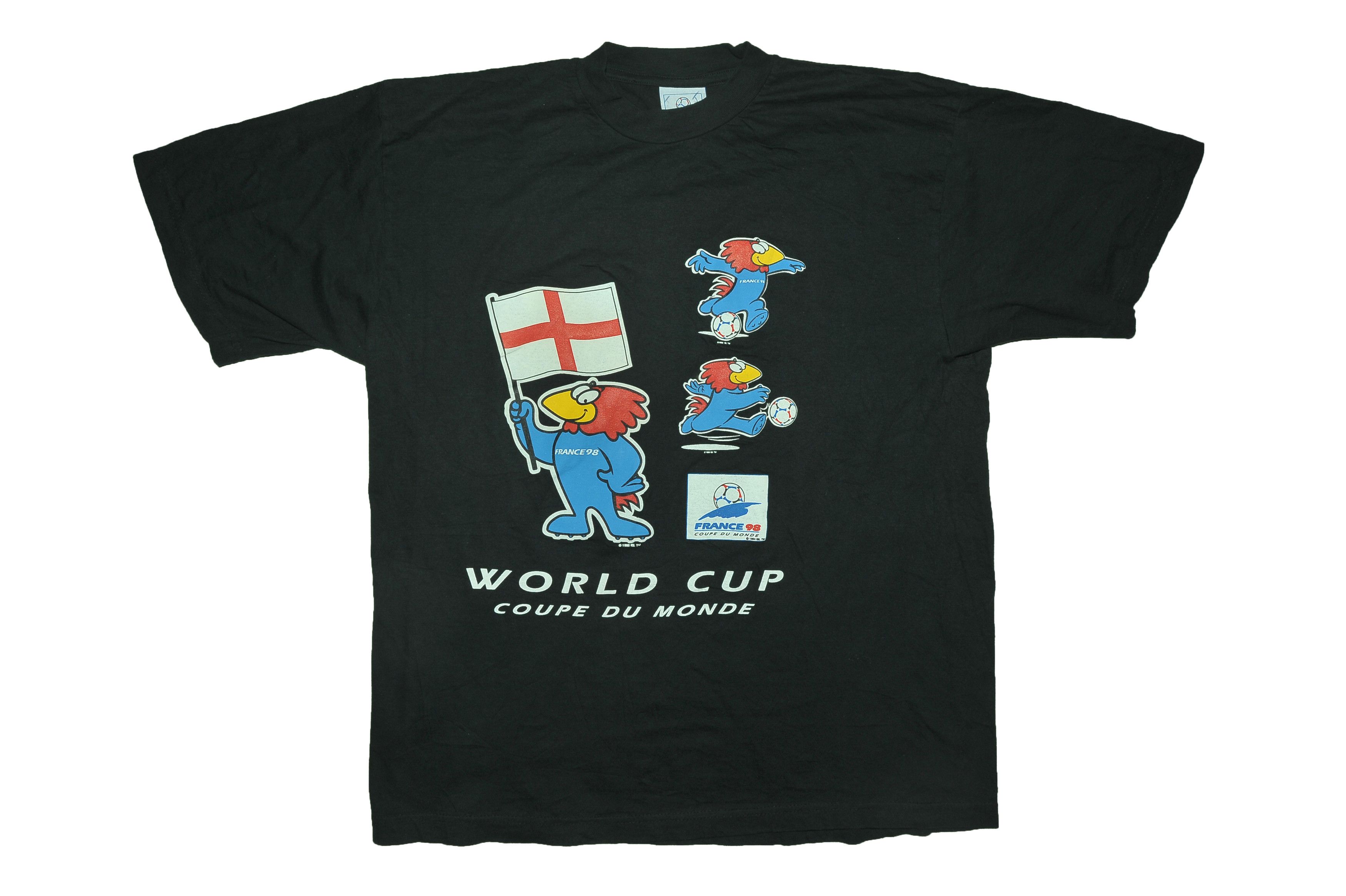 Vintage Vintage 90s 1998 World Cup 1998 France T-shirt Size US M / EU 48-50 / 2 - 1 Thumbnail