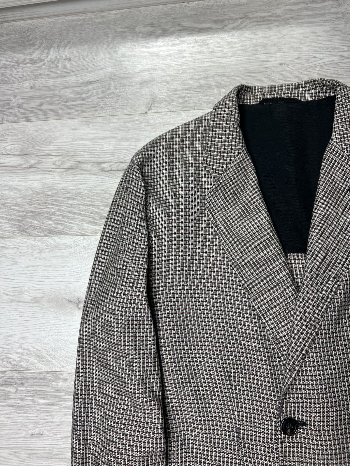 Alexander McQueen Alexander McQueen Silk Blazer Jacket Check Pattern Size 52 Size 42R - 3 Thumbnail