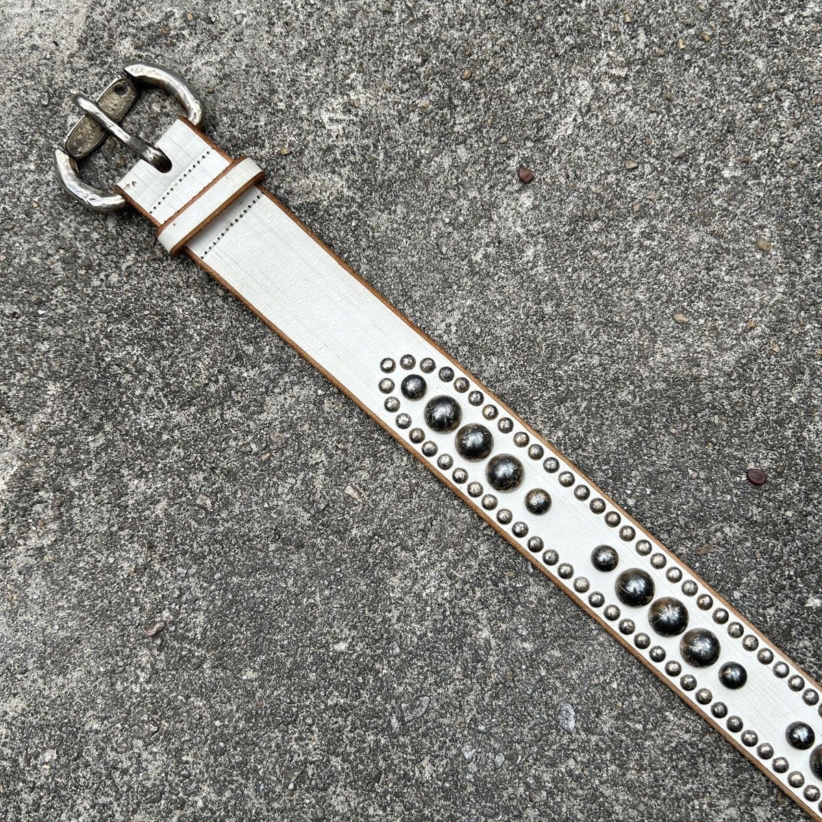 Vintage Vintage studded leather belt (Kapital Style) Size ONE SIZE - 11 Thumbnail
