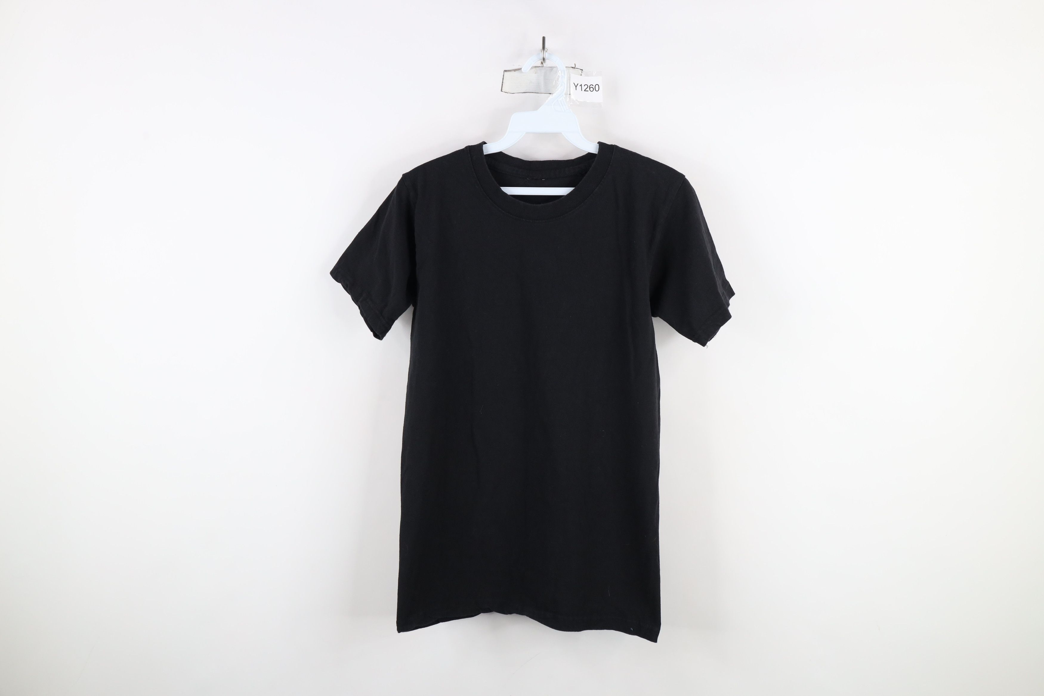 Vintage Vintage 90s Streetwear Short Sleeve T-Shirt Black Cotton Size US S / EU 44-46 / 1 - 1 Thumbnail