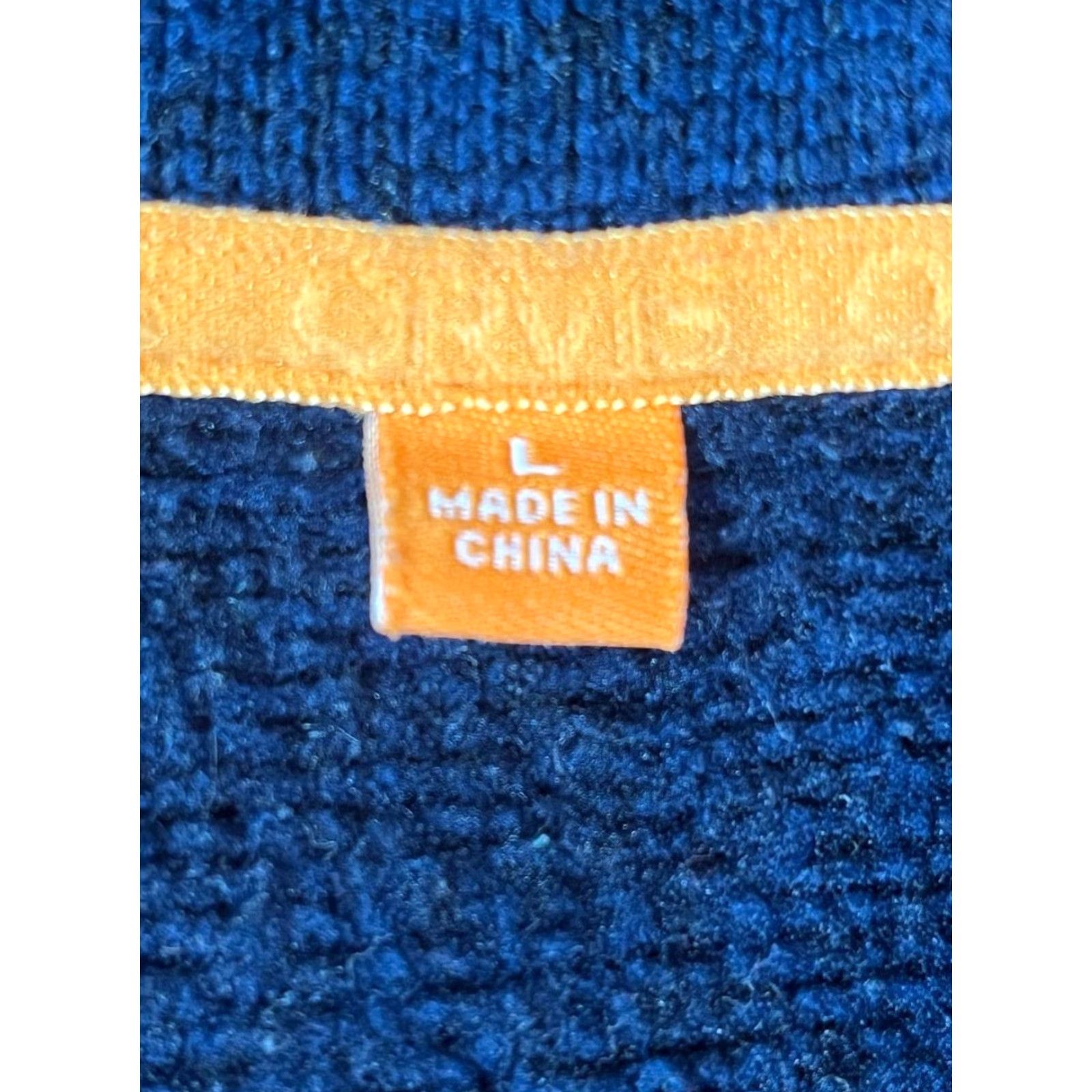 Orvis Orvis Soft Fleece 1/4 Zip Pullover Mens Large Blue Orange Size US L / EU 52-54 / 3 - 6 Thumbnail