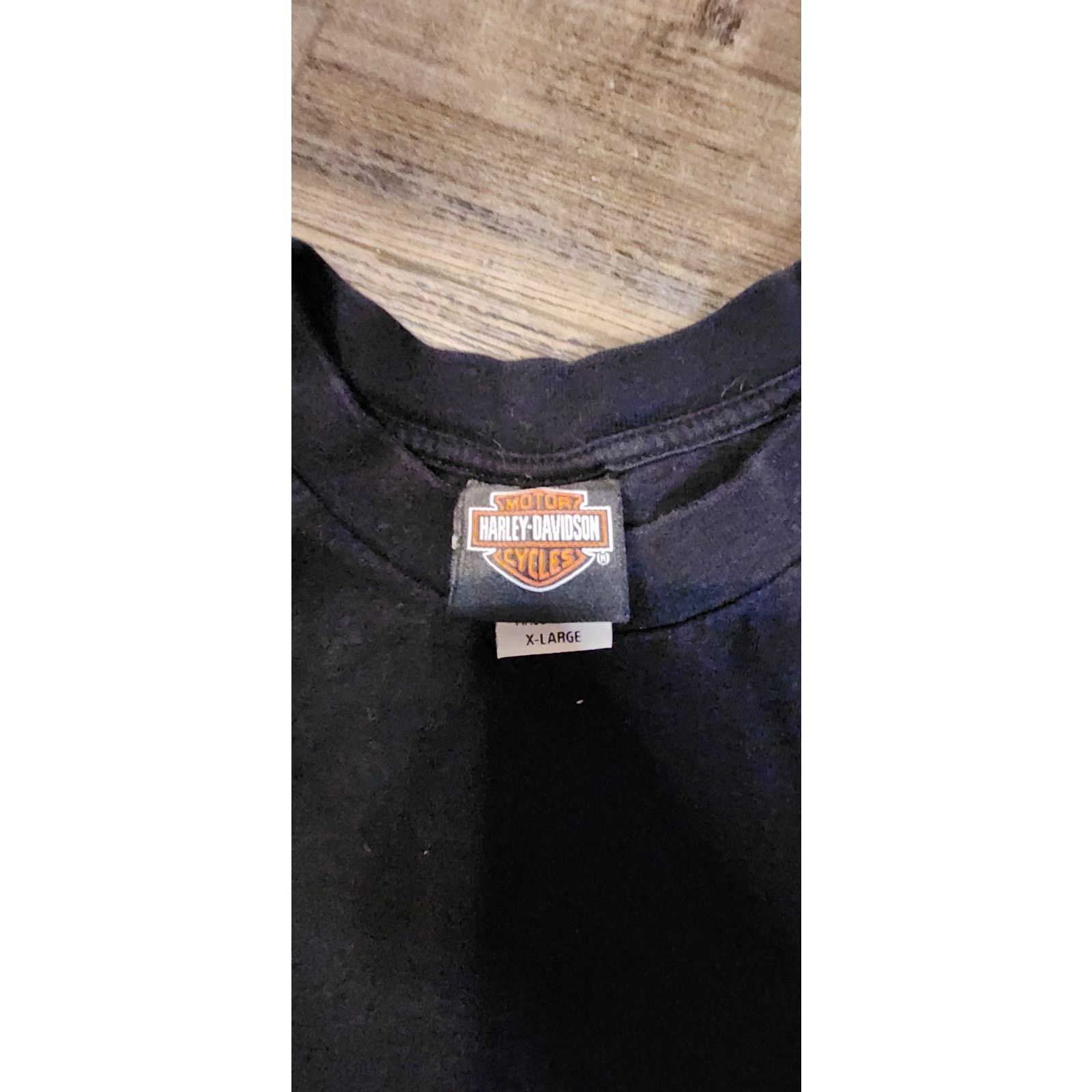Harley Davidson Harley Davidson Black Tshirt Horne Lake MS Size XL. #2025 Size US XL / EU 56 / 4 - 4 Thumbnail