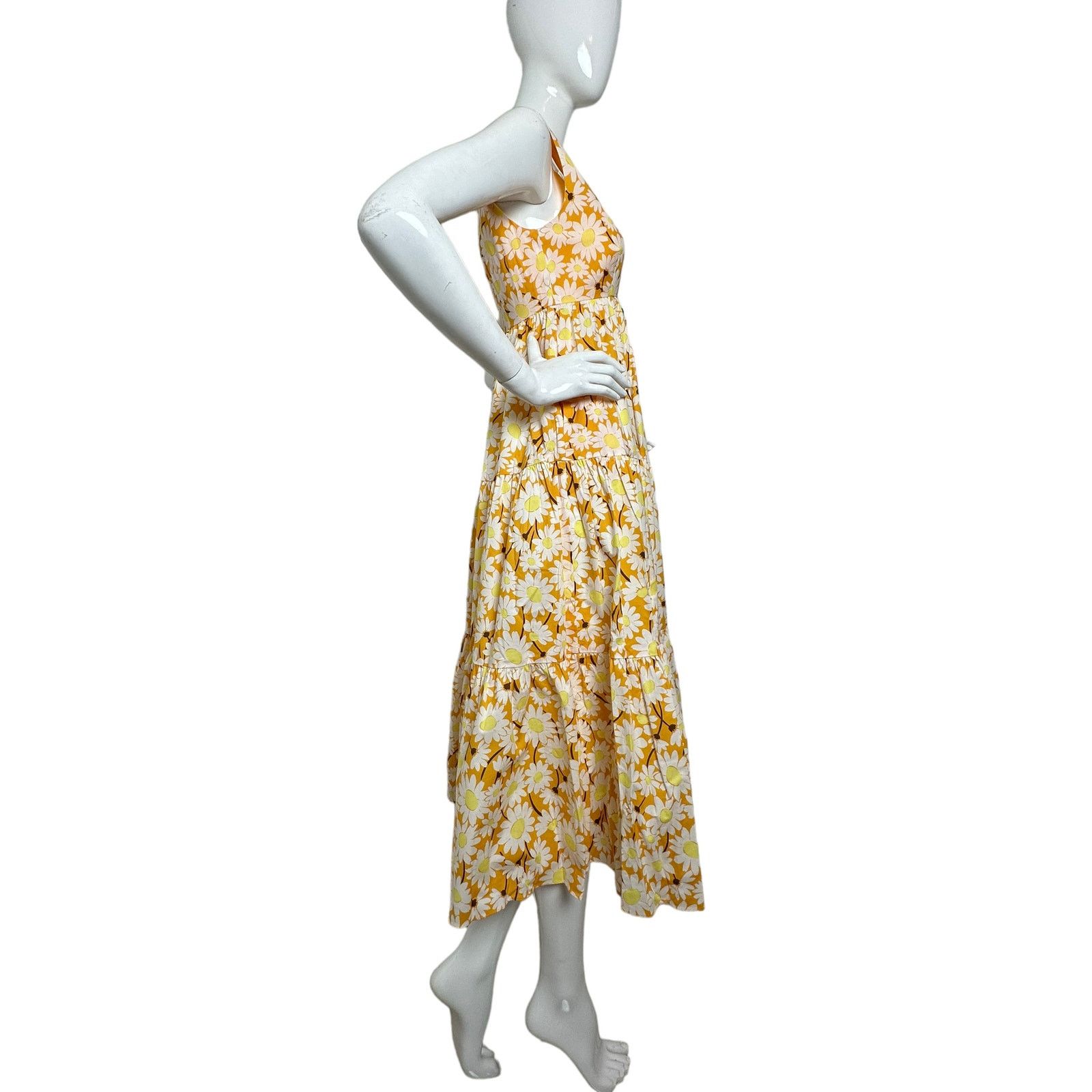 Kate Spade Kate Spade Kate Daisy Poplin Vineyard Midi Dress Size 6 Size M / US 6-8 / IT 42-44 - 7 Thumbnail
