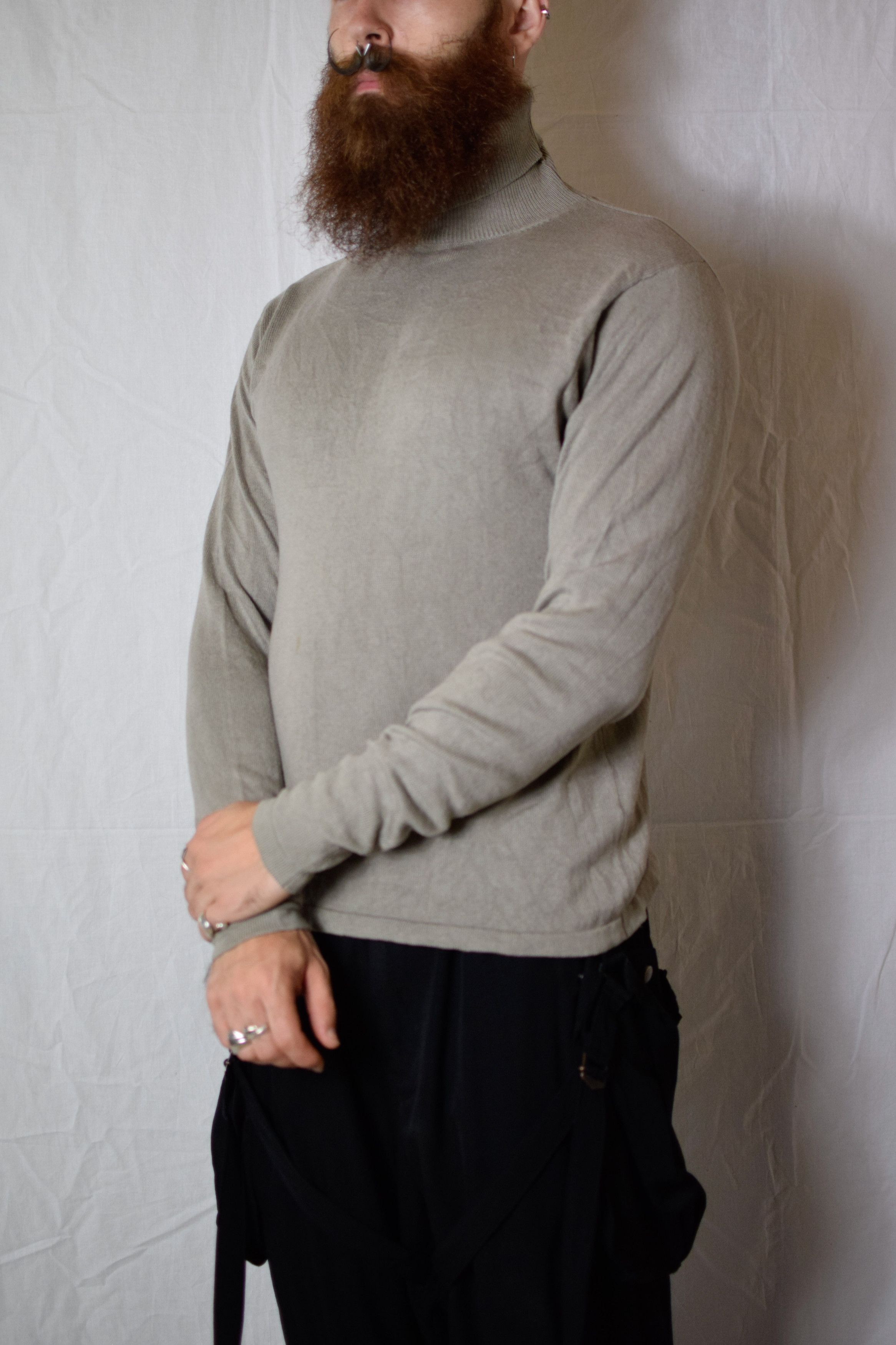 Y's for men】1990s Vneck Refined Kint Vintage Y's for Men Yohji