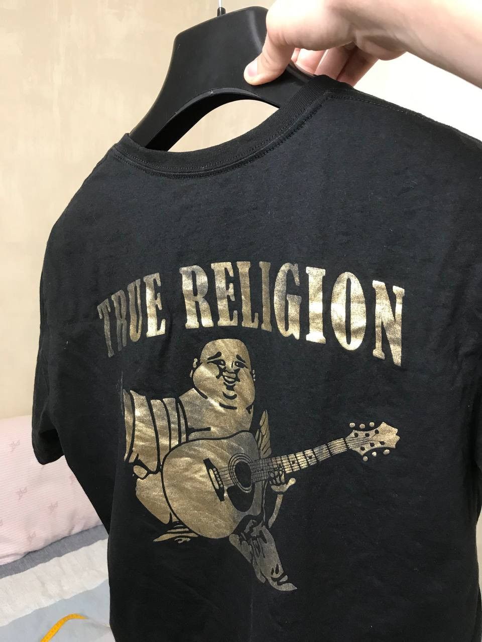 True Religion 🔥 True Religion Vintage Tee Big Logo Faded Black T Shirt Y2K Size US L / EU 52-54 / 3 - 7 Thumbnail