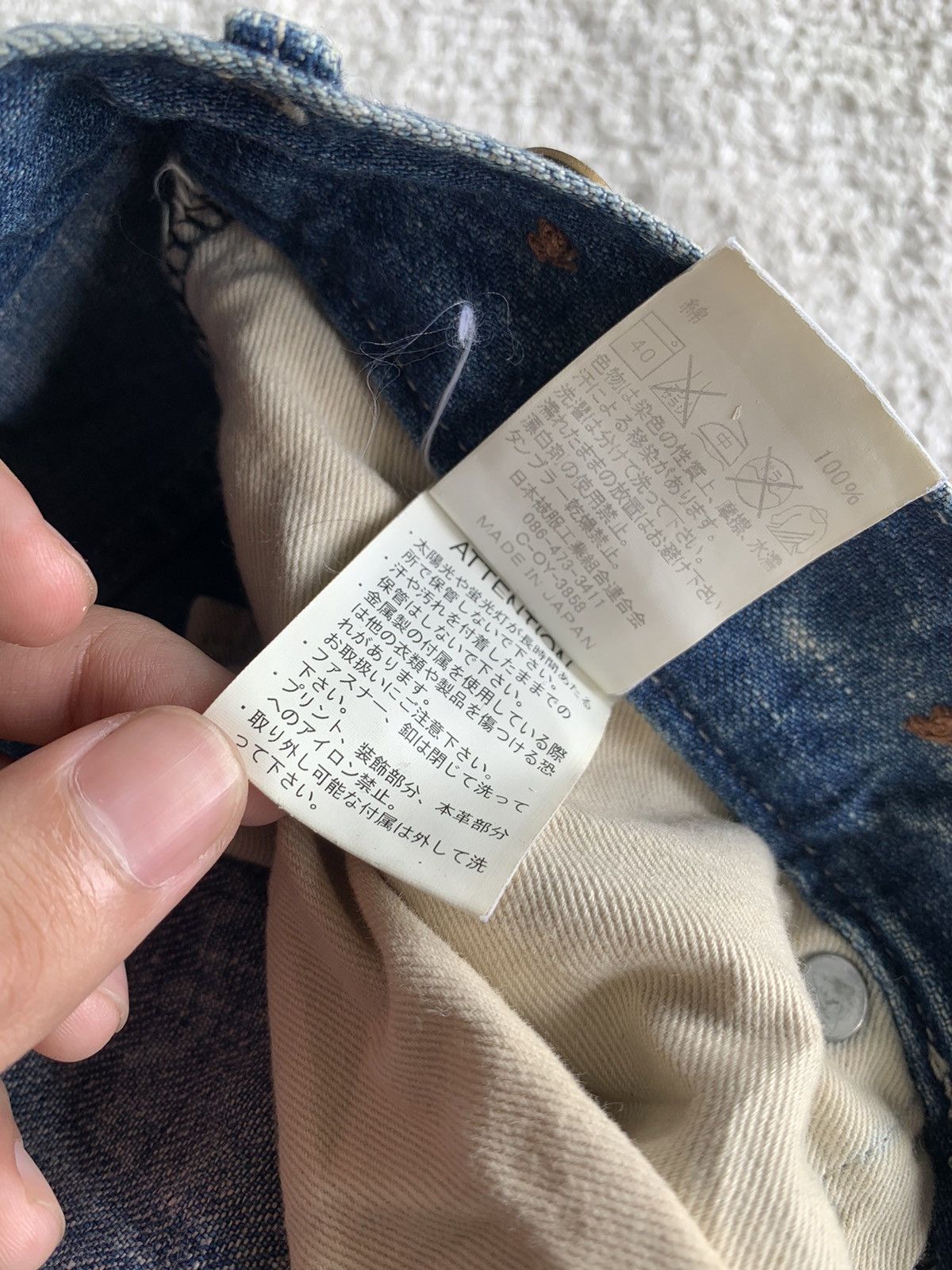 Japanese Brand × Vintage Johnbull Buckle Back Selvedge Jeans Denim Size US 29 - 13 Thumbnail