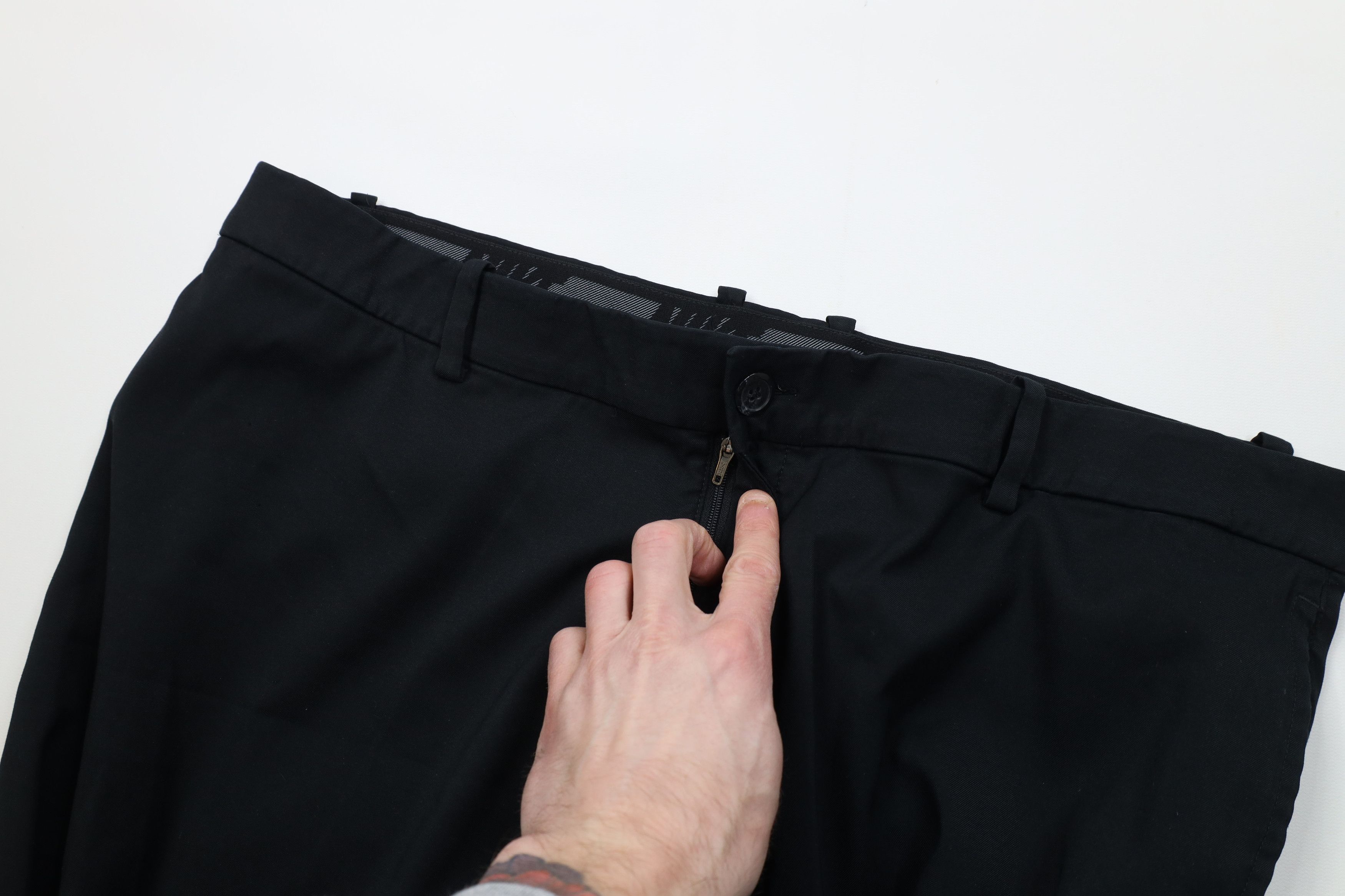 Nike Y2K Nike Golf Tech Knit Wide Leg Chino Pants Trousers Black Size US 42 / EU 58 - 7 Thumbnail