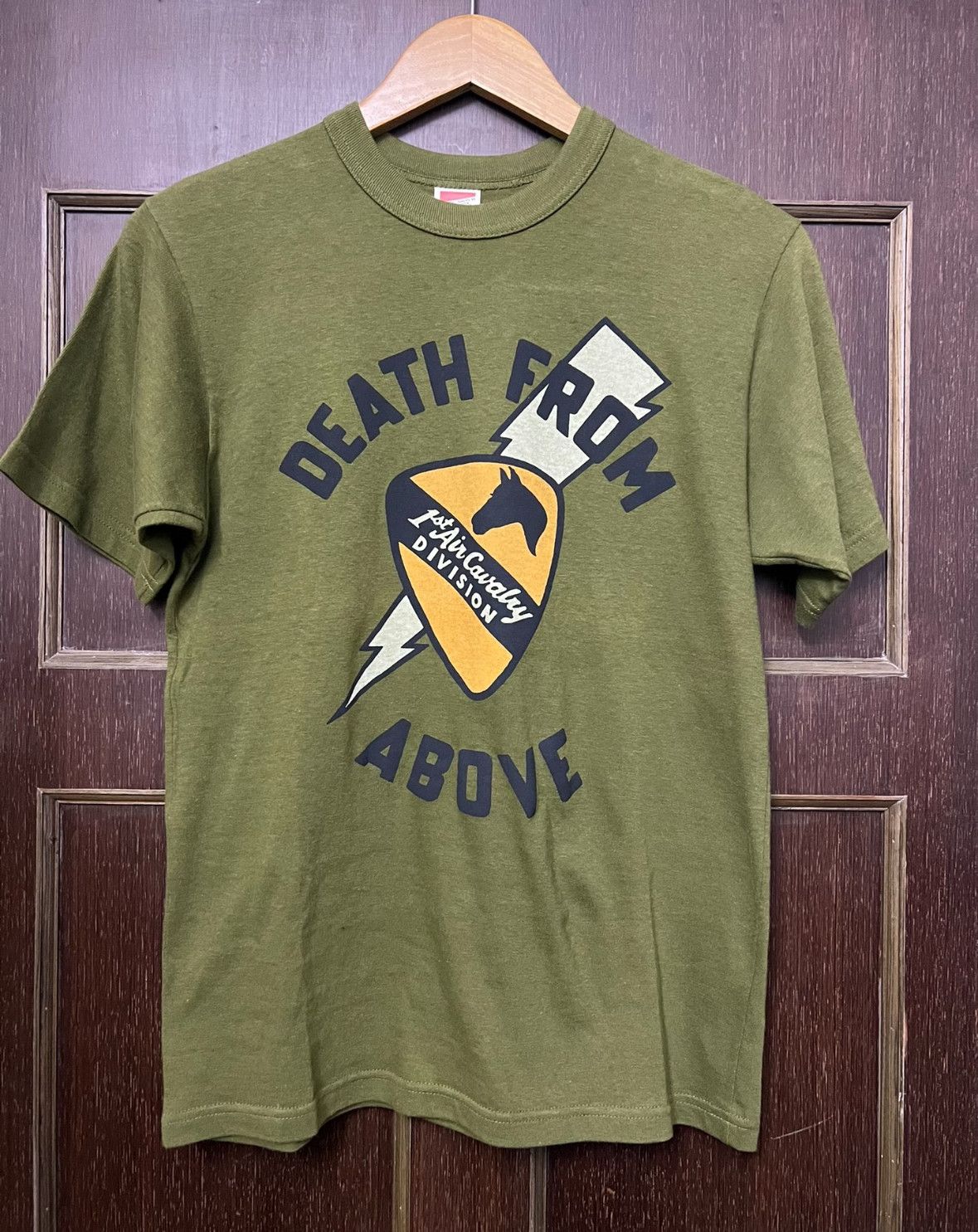 image of Freewheelers Death Foam Short Sleeve T-Shirt in Green, Men's (Size Small)