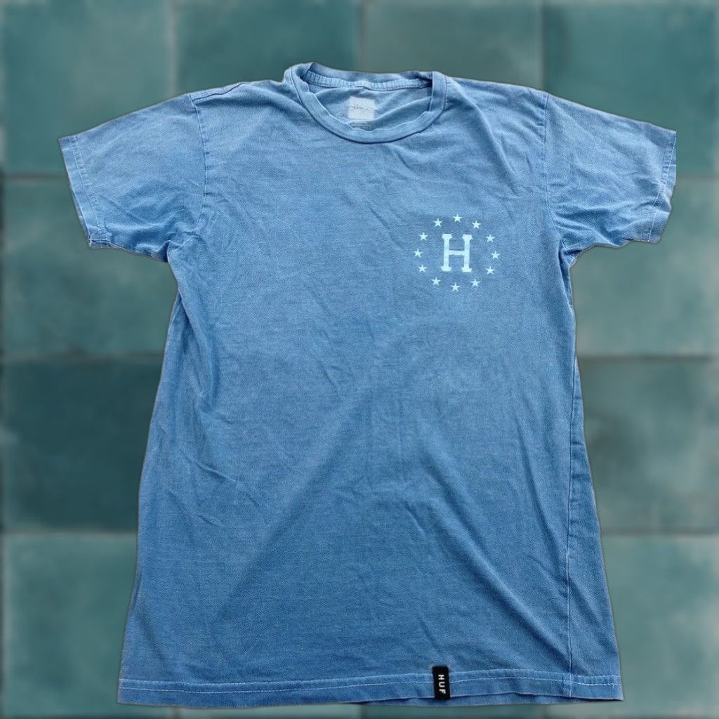 Huf HUF Shirt Women’s Small Blue Short Sleeve Size S / US 4 / IT 40 - 1 Thumbnail