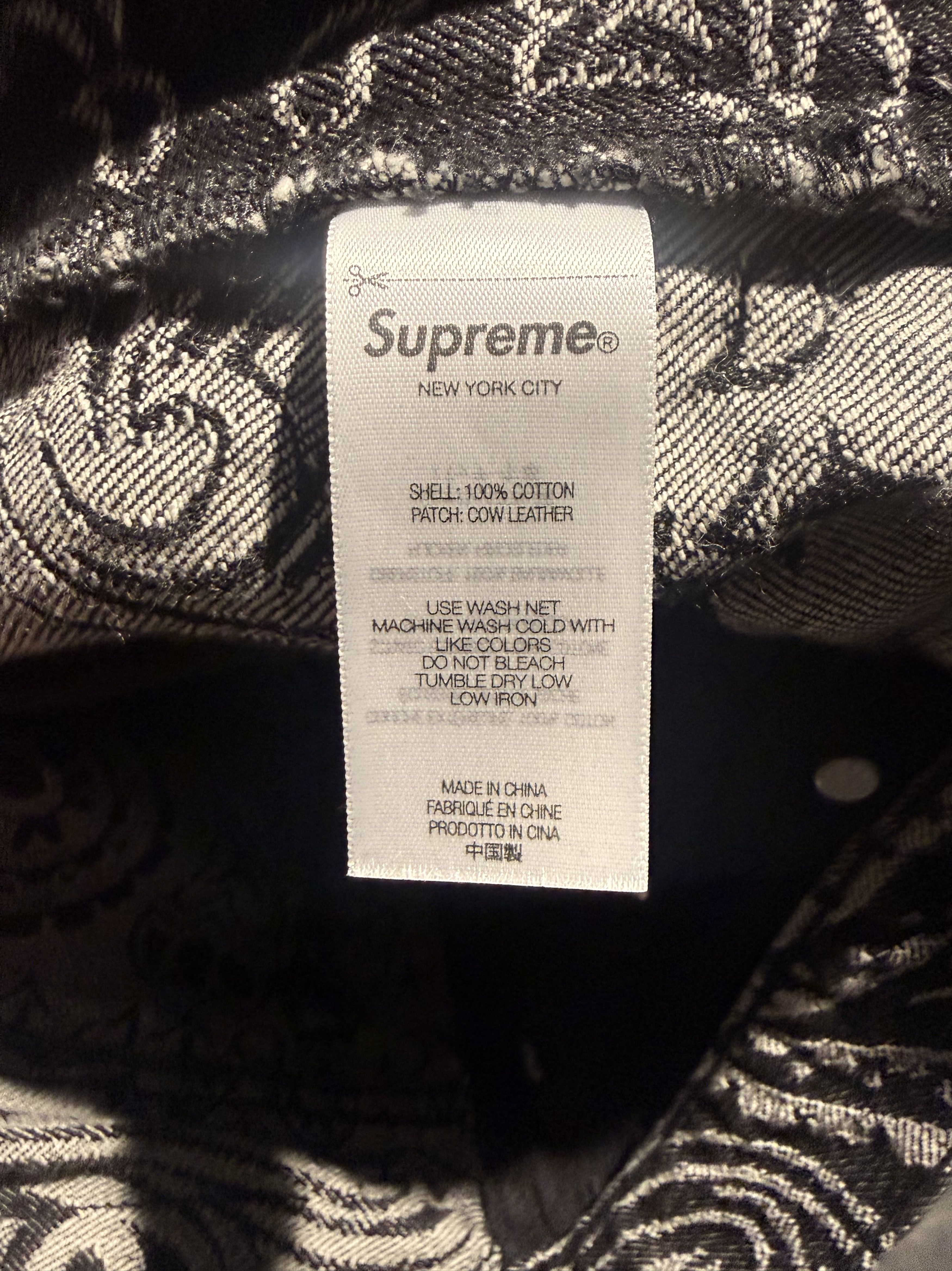 Supreme Supreme Paisley Jacquard Jeans Black Grey Size US 32 / EU 48 - 5 Thumbnail