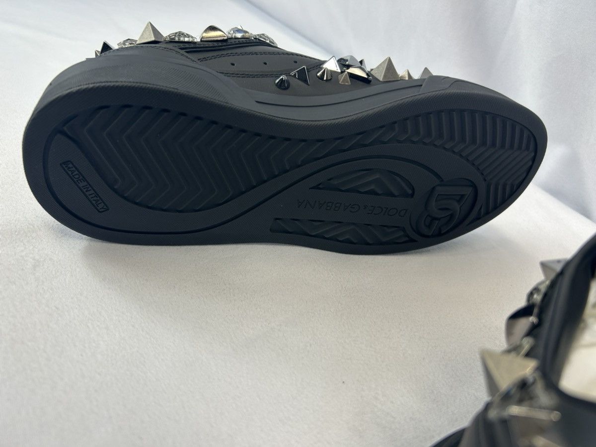 Dolce & Gabbana DOLCE&GABBANA New Roma Calfskin Nappa Sneakers w/ Studs Size US 8 / EU 41 - 10 Thumbnail
