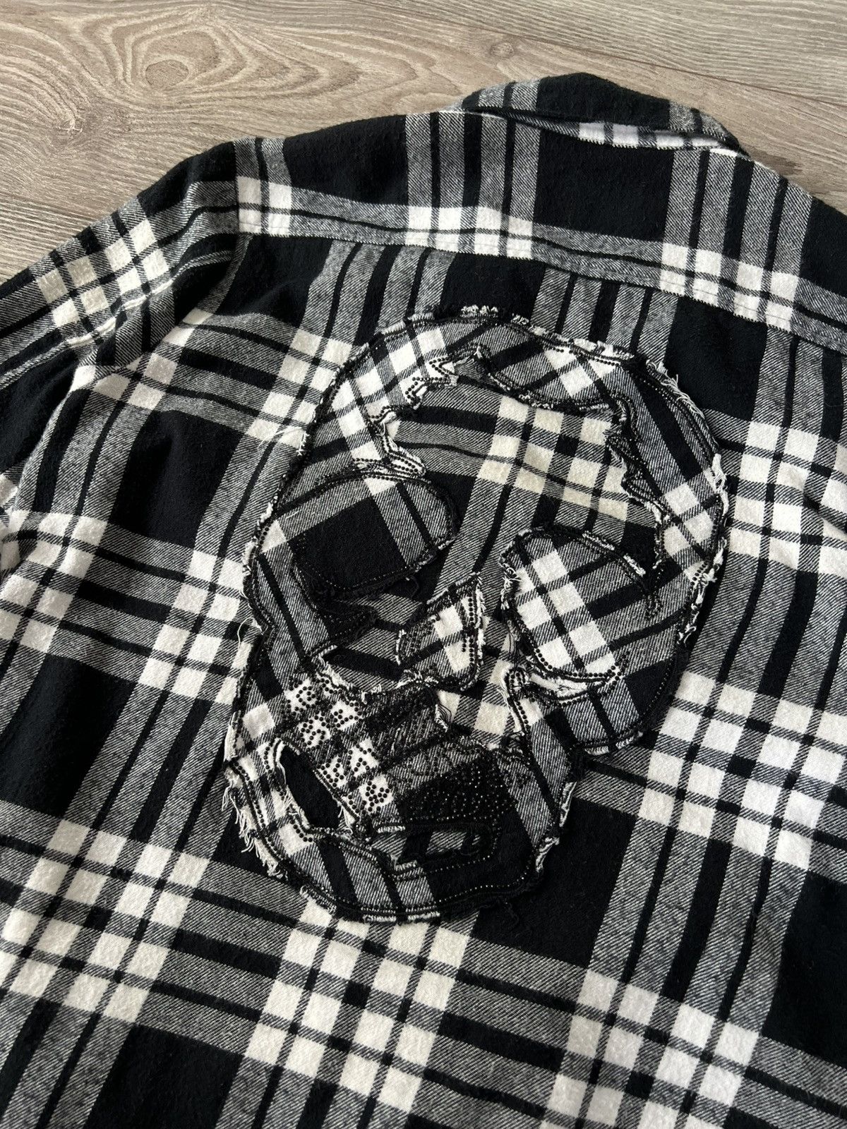 Zadig & Voltaire Zadig & Voltaire Tessy Patch Big Logo ‘Scull’ Flanel Shirt Size US XS / EU 42 / 0 - 13 Thumbnail
