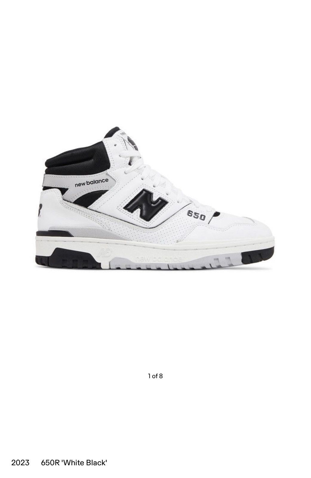New Balance New balance 650R 'White Black' *no box* Size US 10 / EU 43 - 7 Thumbnail