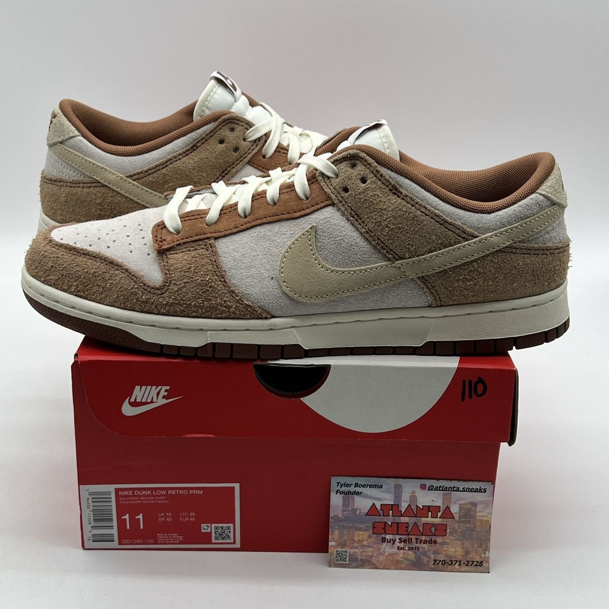 Nike Nike dunk Low medium curry Size US 11 / EU 44 - 1 Thumbnail
