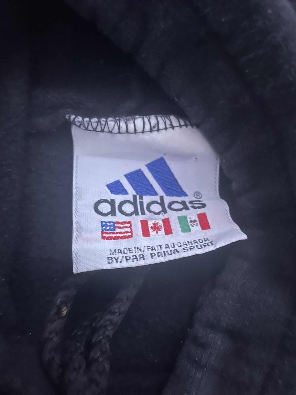 Adidas × Vintage Vintage Adidas Boxy Hoodie Size US L / EU 52-54 / 3 - 2 Thumbnail