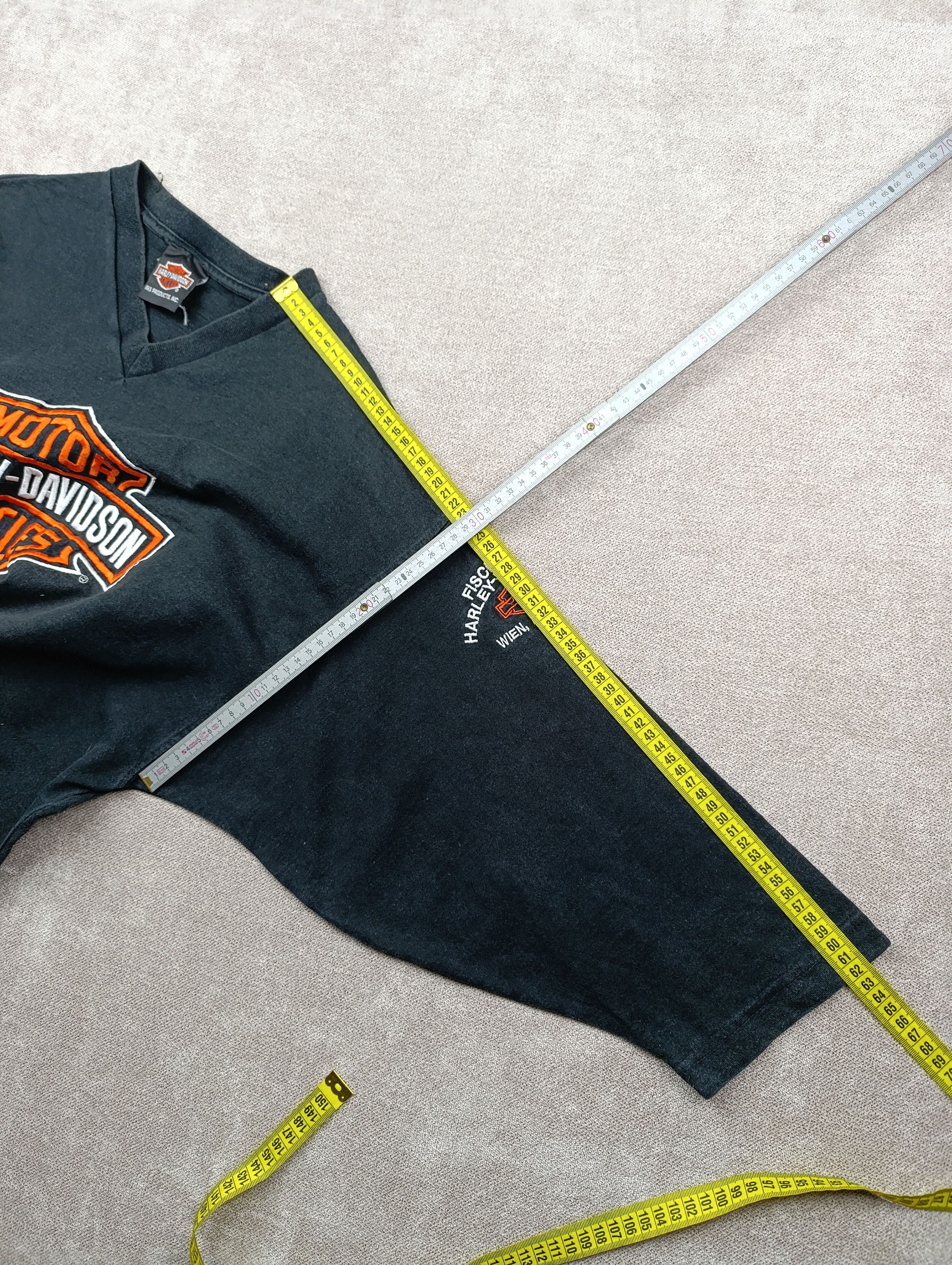 Harley Davidson Vintage Harley-Davidson 3/4 Sleeve Shirt Fade Fischer’s Size US L / EU 52-54 / 3 - 6 Thumbnail