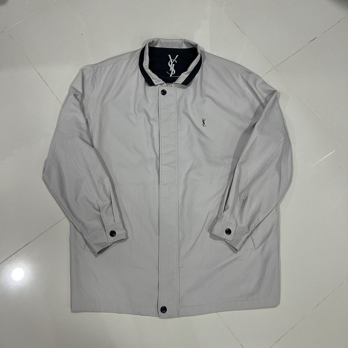 Vintage YSL Vintage Jacket Size US L / EU 52-54 / 3 - 1 Thumbnail