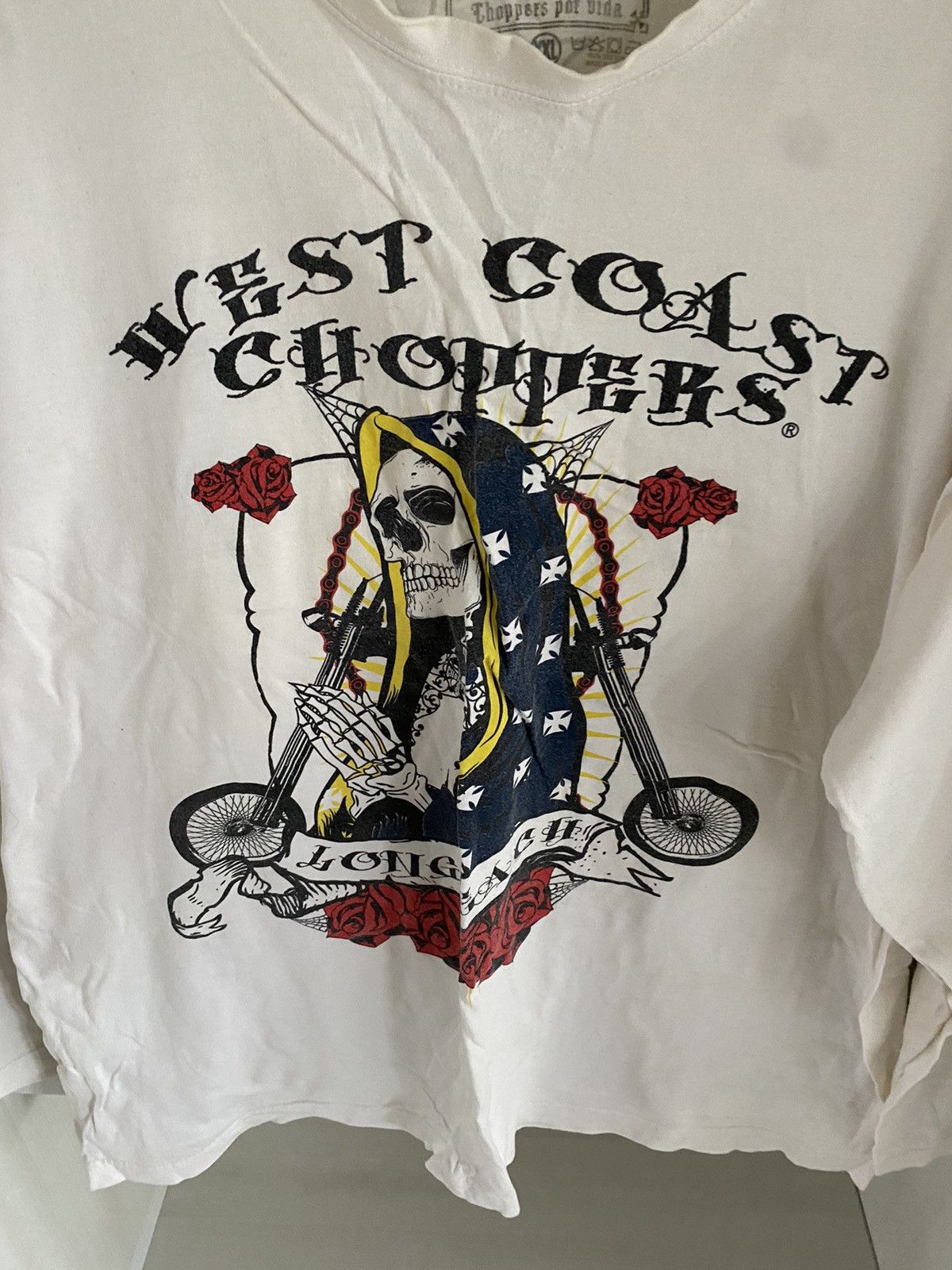 West Coast Choppers Vintage West Cost Choppers Crazy LongSleeve Y2K Big Logo Size US XXL / EU 58 / 5 - 3 Thumbnail