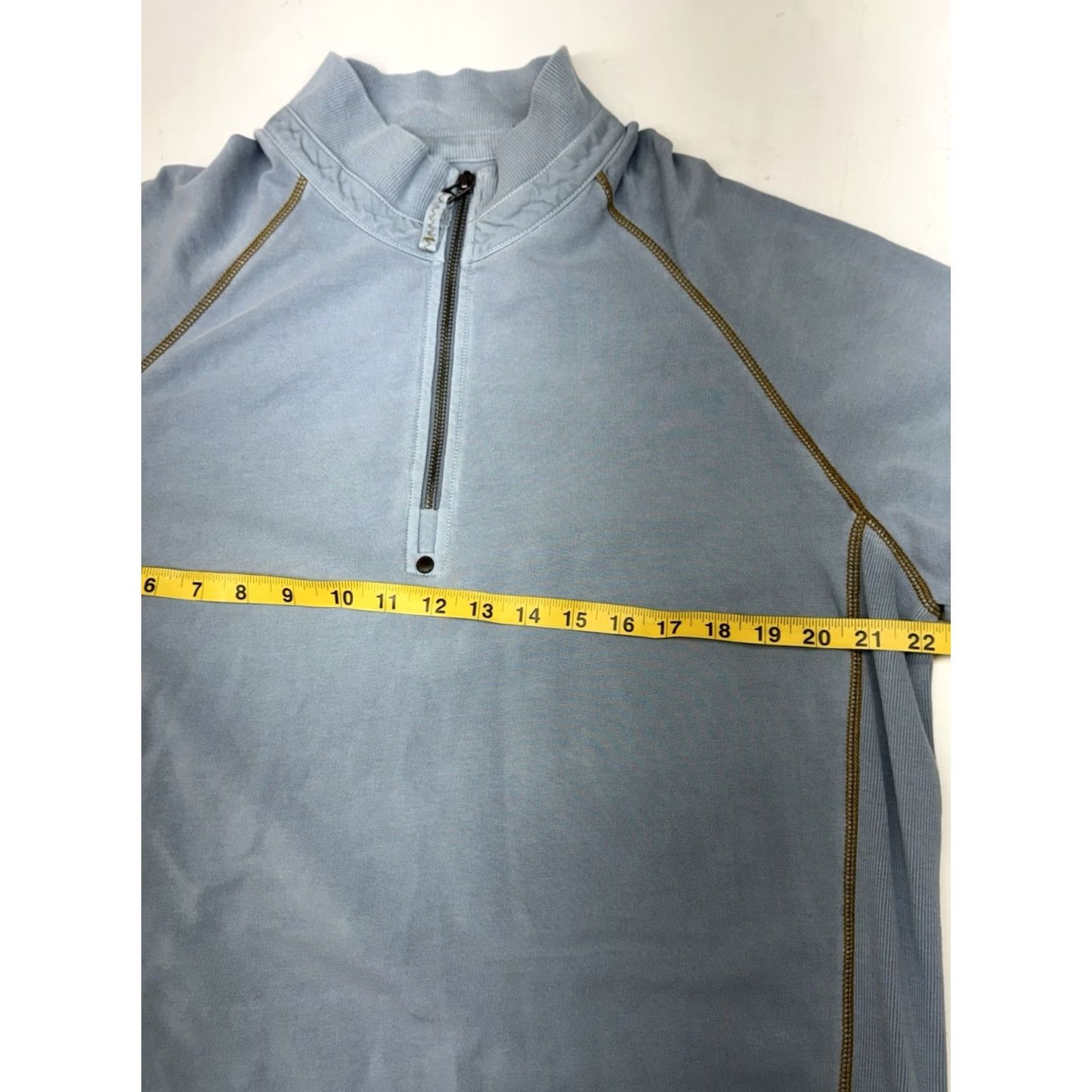 Tommy Bahama Tommy Bahama Sweatshirt Mens L Blue 1/4 Zip Mock Neck Logo Relaxed Pullover Knit Cotton Spandex Casual Activewear Shirt Jumpers? Size US L / EU 52-54 / 3 - 5 Thumbnail