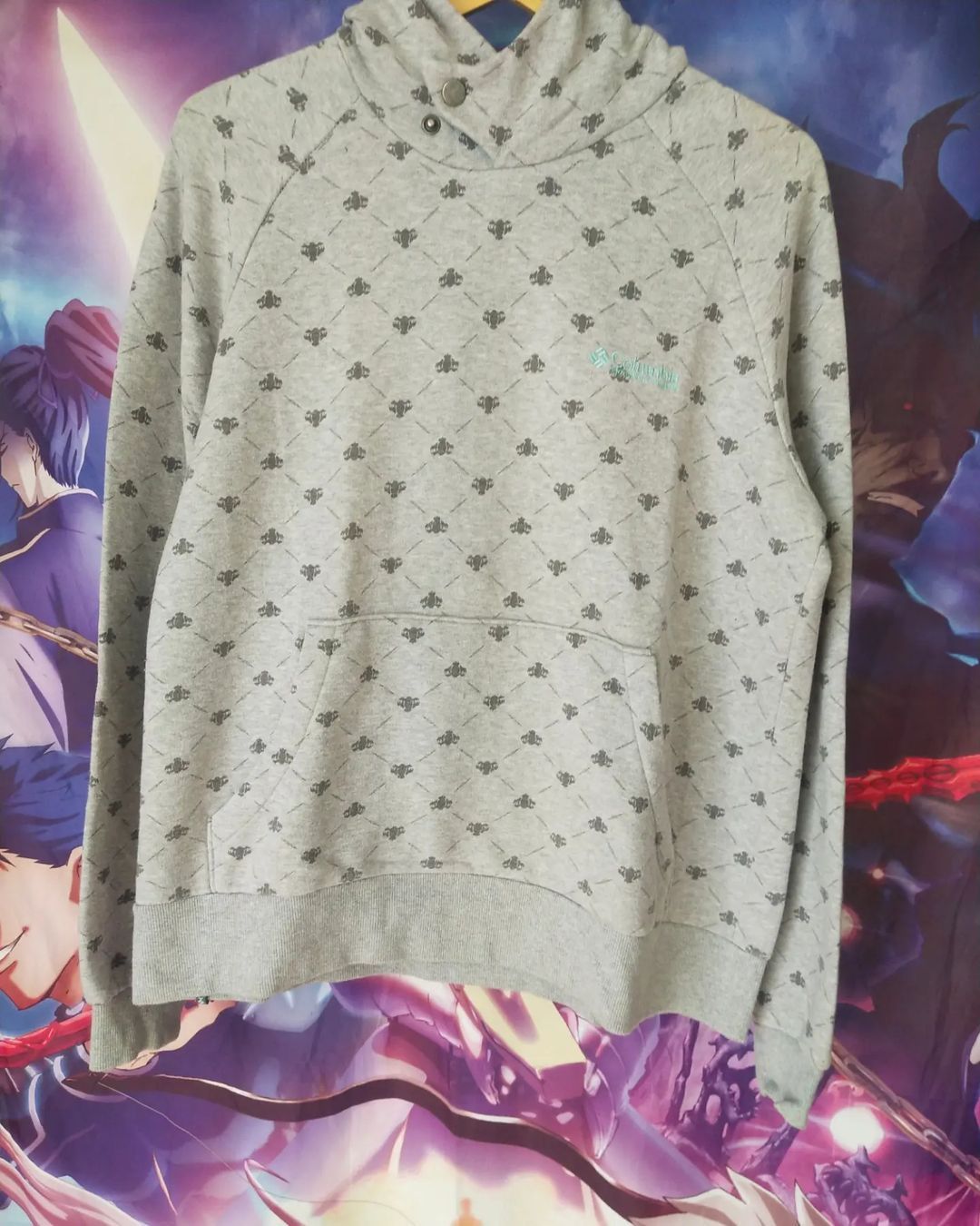 Columbia Columbia Grey Pattern Hoodie Size US M / EU 48-50 / 2 - 1 Thumbnail