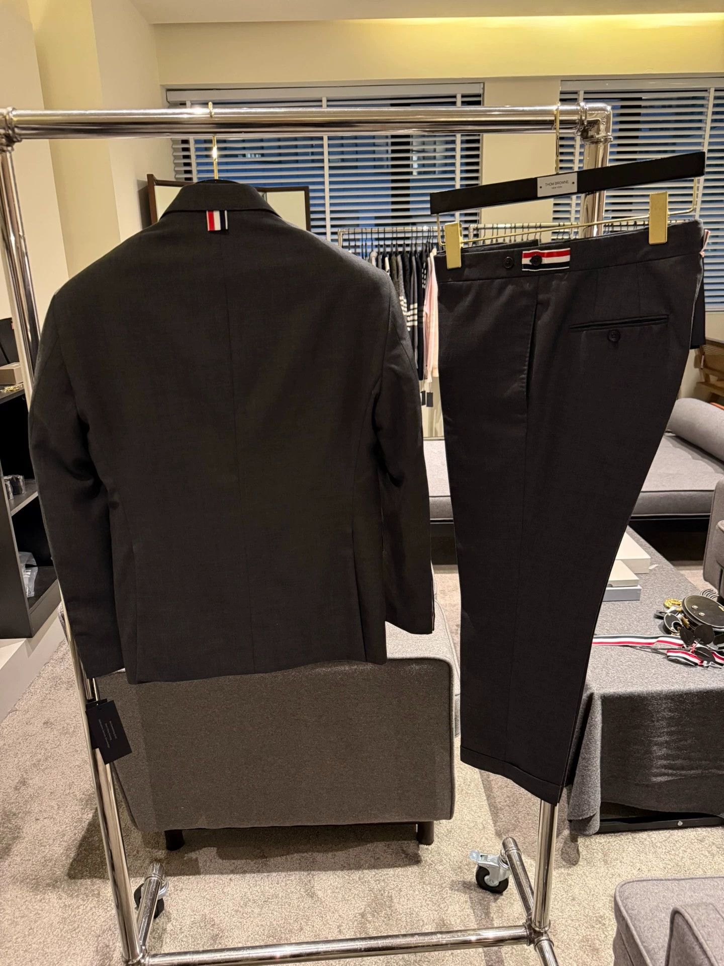 Thom Browne Thom Browne Classic Slim Charcoal Gray Suit Size US S / EU 44-46 / 1 - 2 Thumbnail